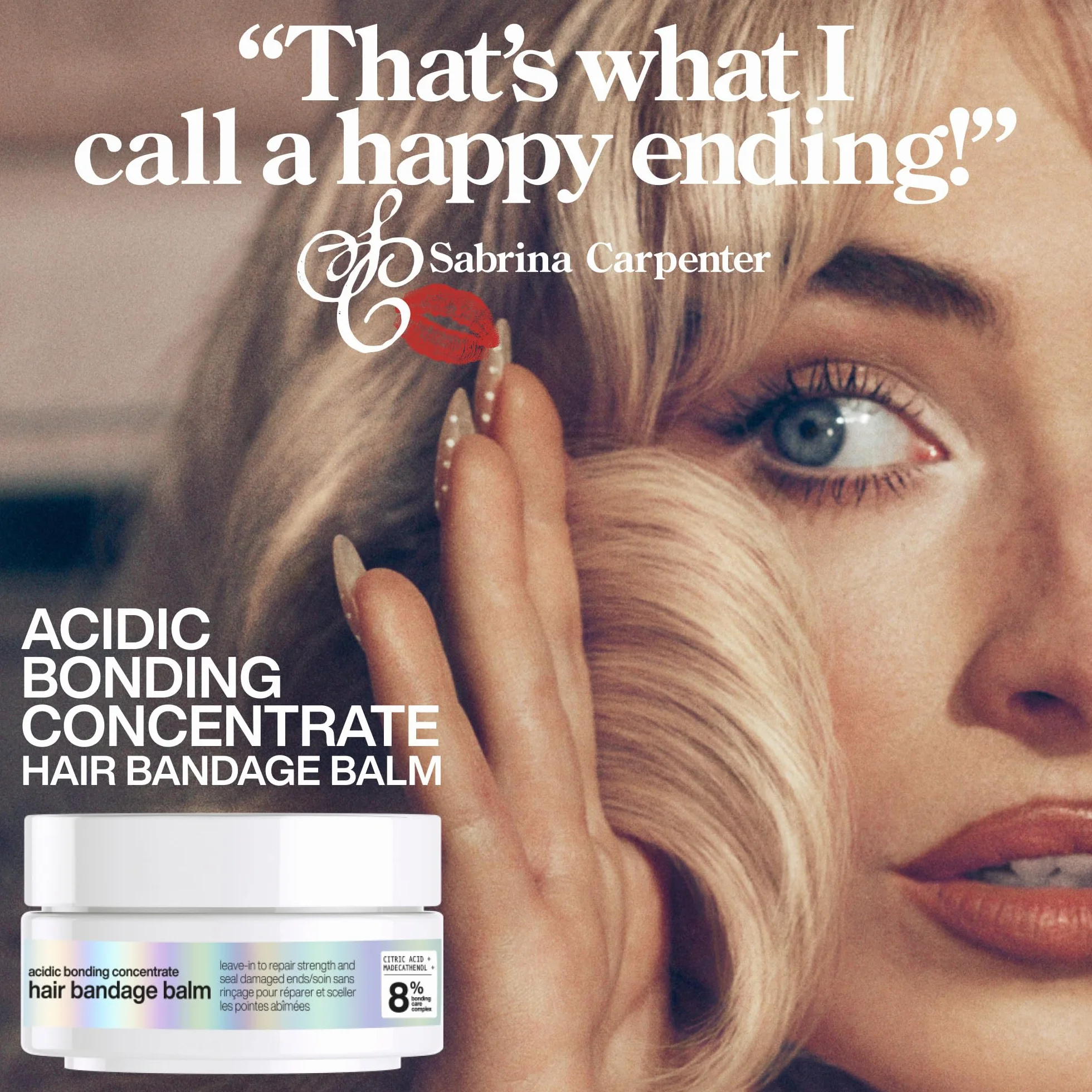 Redken, Bálsamo Capilar Sin Aclarado, Repara Puntas Abiertas, Menos Rotura, Con Bonding Care Complex y Ácido Cítrico, Para Cabello Dañado y Seco, Acidic Bonding Concentrate, 75 ml