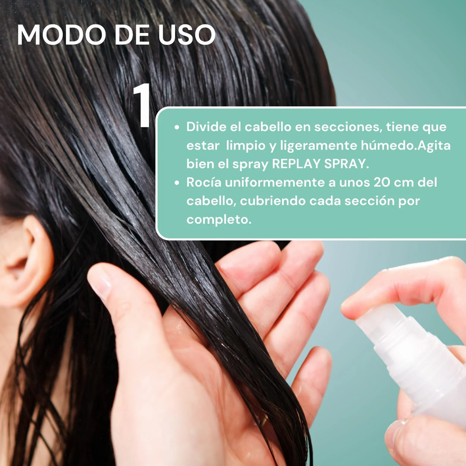 Spray anti frizz pelo 125ml Protector Repelente Agua Cabello termico alisado antiencrespamiento hidratante