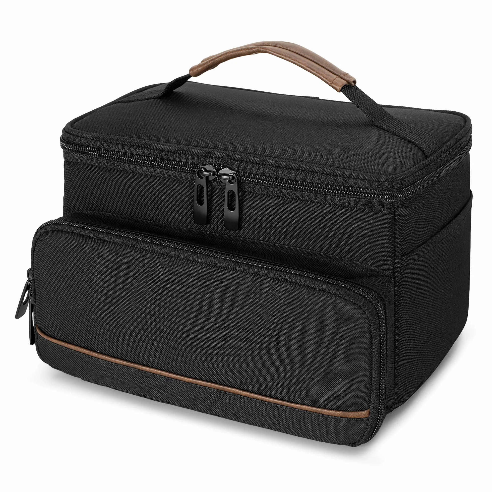 CURMIO Estuche Portátil para Cortapelos, Bolsa de Almacenaje Compatible con Andis, Hatteker, Oster Maquina Cortar Pelo y Otras Herramientas de Peluquería, Negro