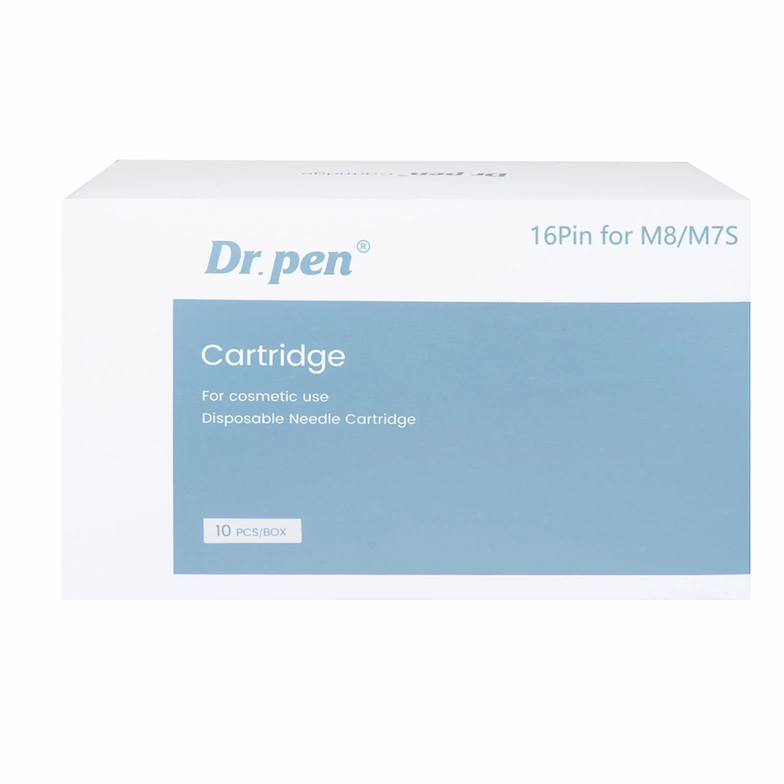 10 cartuchos de microneedling de 16 pines, diseñados para lápiz de microagujas dr pen Ultima M8, utilizado para cicatrices de acné, cicatrices profundas y estrías