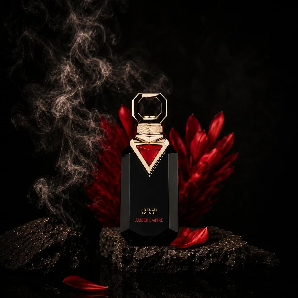 French Avenue Amber Empire Oriental Amber - Extracto de perfume para hombre, 100 ml, con notas de ámbar, vainilla y sándalo