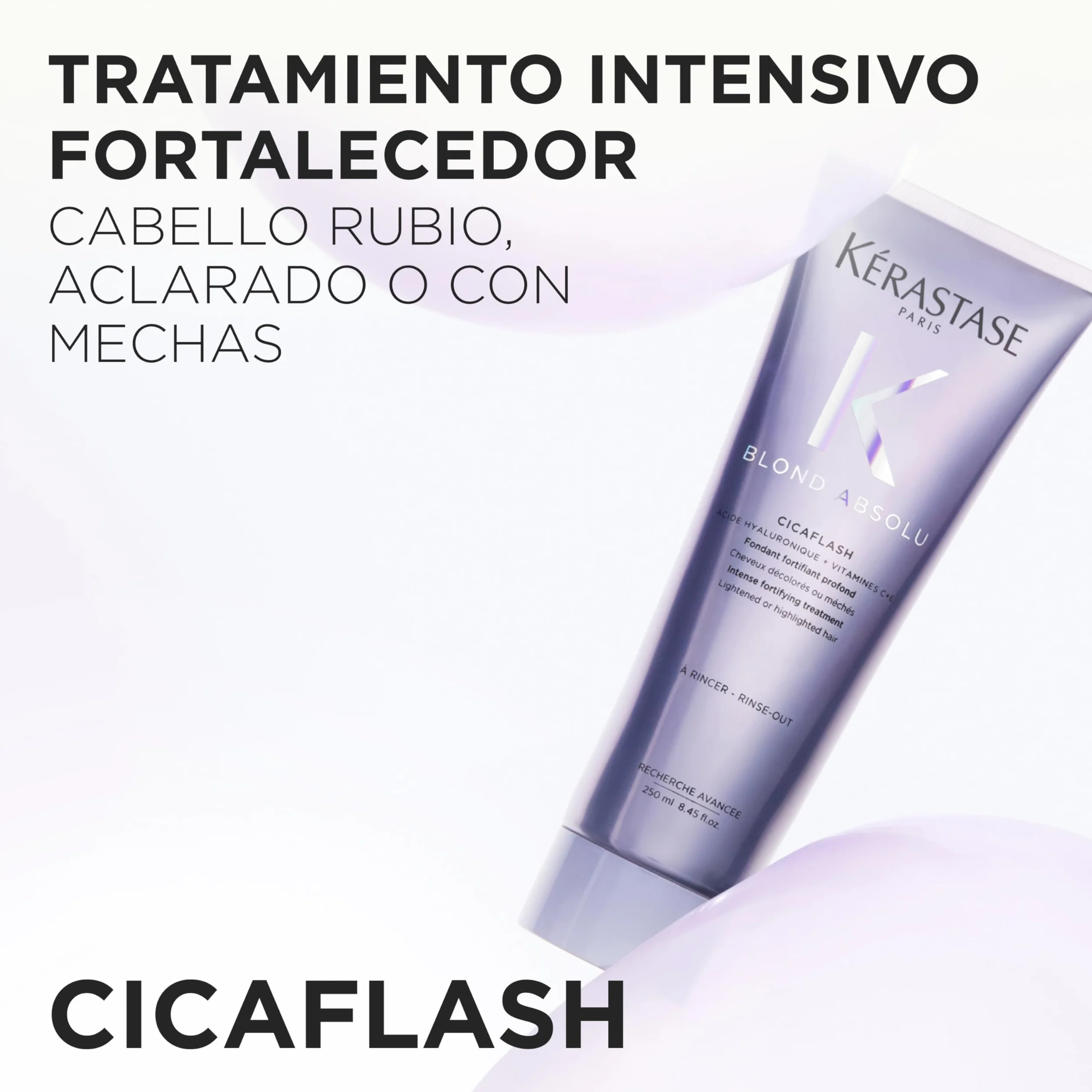 Kérastase Blond Absolu, Acondicionador Anti Rotura Para Pelo Dañado y Decolorado, Con Ácido Hialurónico, Cicaflash, 250 ml
