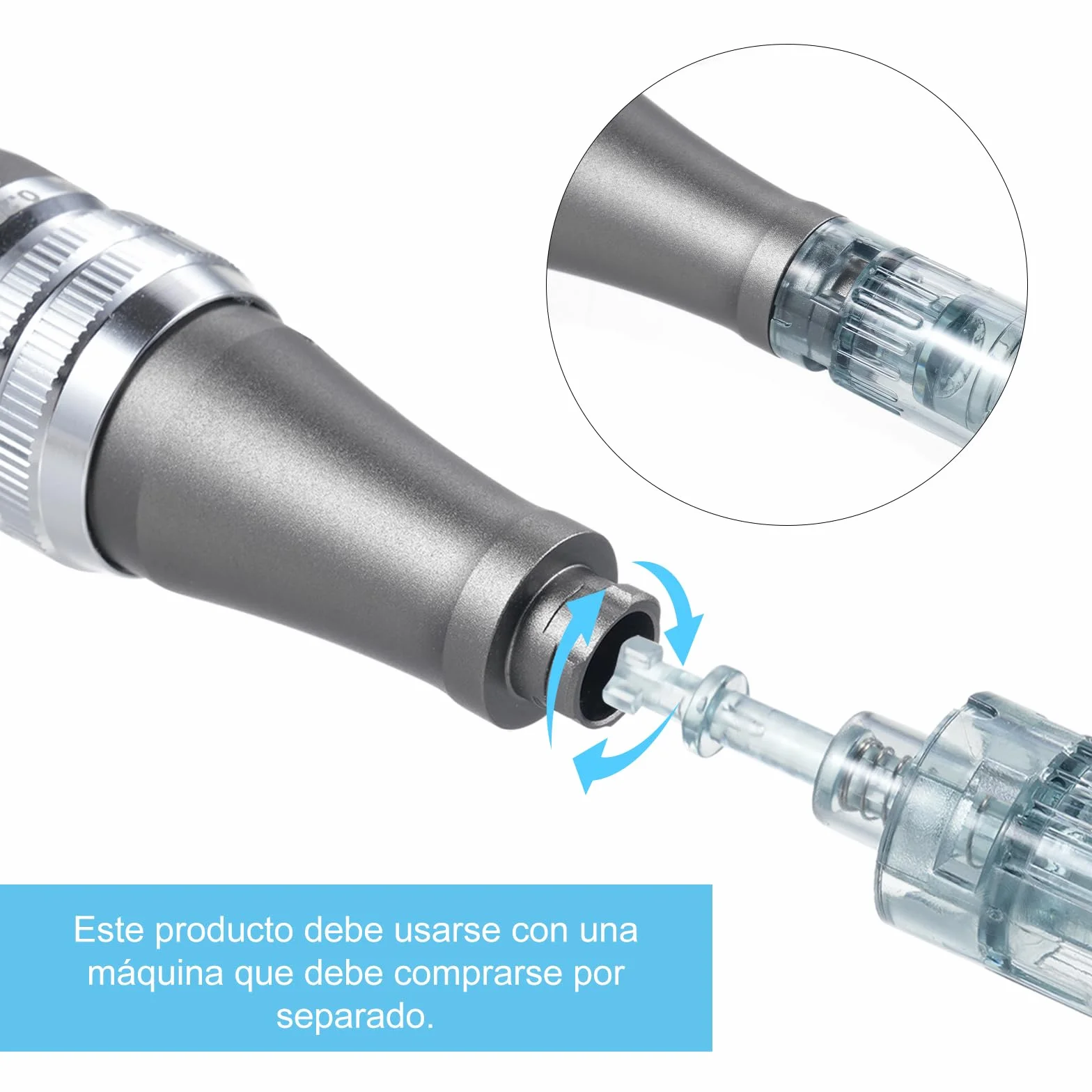10 cartuchos de microneedling de 16 pines, diseñados para lápiz de microagujas dr pen Ultima M8, utilizado para cicatrices de acné, cicatrices profundas y estrías