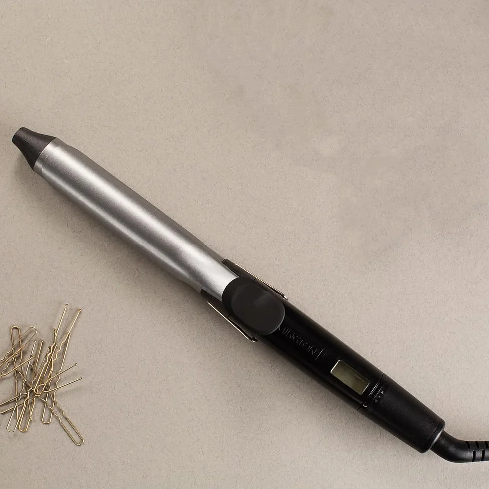 Remington Rizador y Ondulador de Pelo Pro Soft Curl, con Pinza de 25 mm, Crea Rizos Suaves y Sueltos, Cerámica con Titanio, Turmalina, Protección y Brillo, 10 Temperaturas hasta 220°C