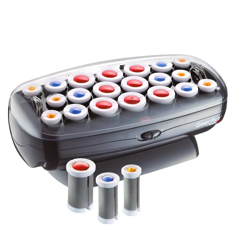 BaByliss BAB3021E - Rulos de cerámica, 20 unidades, negro