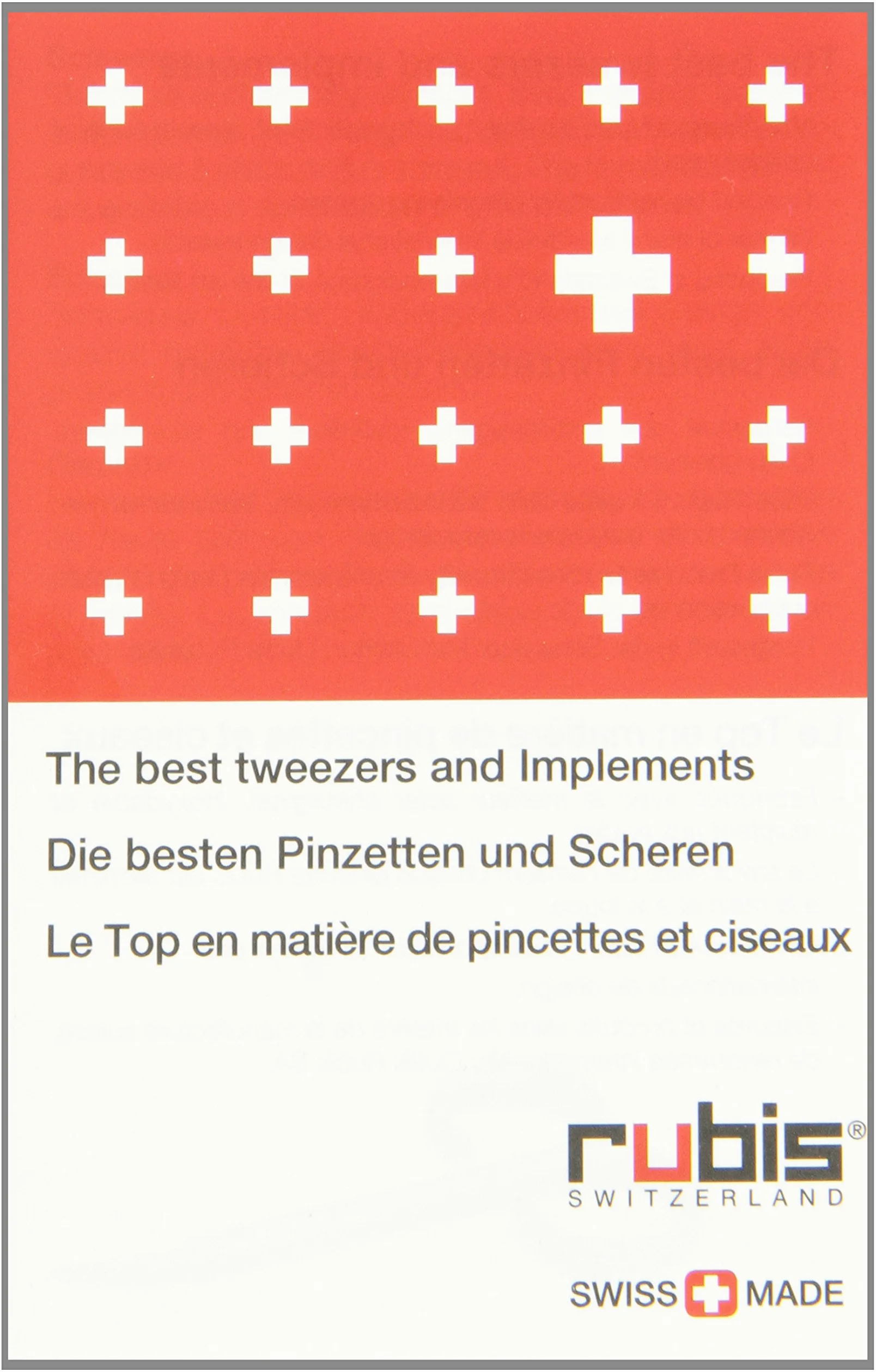 Rubis Switzerland Nose and Ear Hair Scissors Duck Shaped by Rubis Switzerland