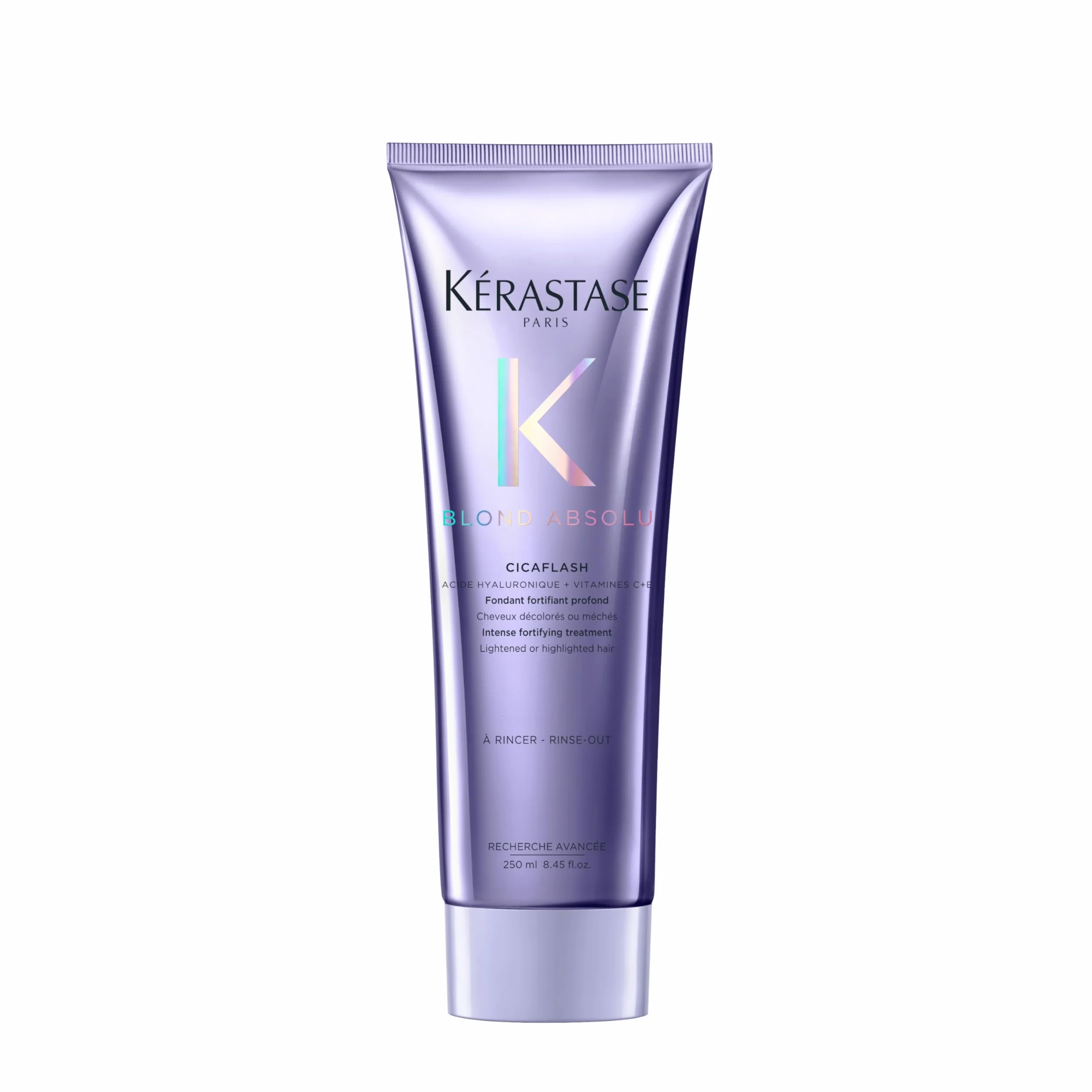 Kérastase Blond Absolu, Acondicionador Anti Rotura Para Pelo Dañado y Decolorado, Con Ácido Hialurónico, Cicaflash, 250 ml