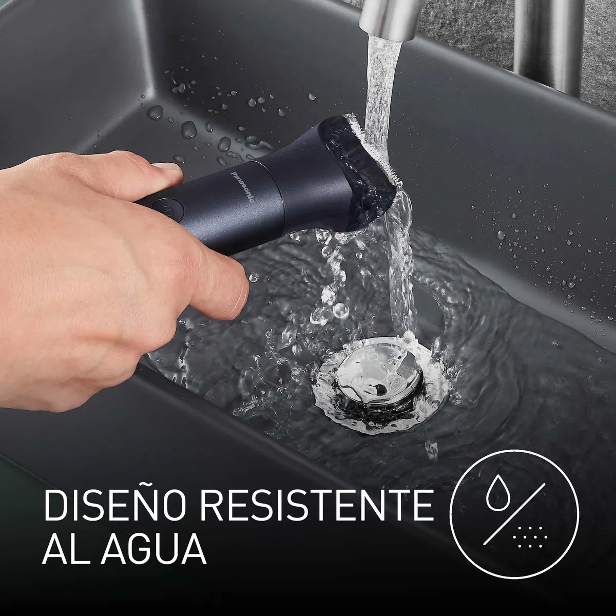 Panasonic ER-CKL3-A301 MULTISHAPE [Sistema de Cuidado Personal] Cortadora De Cabello, Unidad Principal y Cabezal De Cabello, 15 Configuraciones Longitud, 4 Accesorios, Batería Iones De Litio, Negro