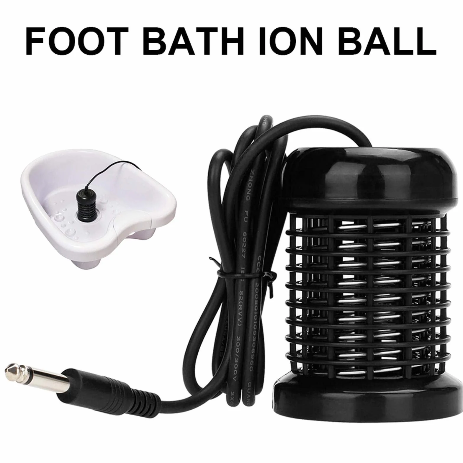 Ionic Detox Foot Bath Arrays Redondo Bobinas de acero inoxidable de reemplazo de matrices redondas para desintoxicación iónica Foot SPA Cleanse Machine (negro)