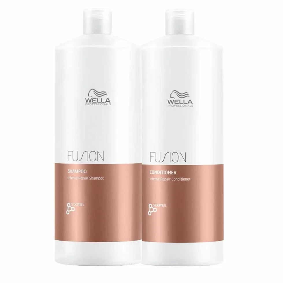 Wella Fusion Champú 1000 ml + acondicionador 1000 ml