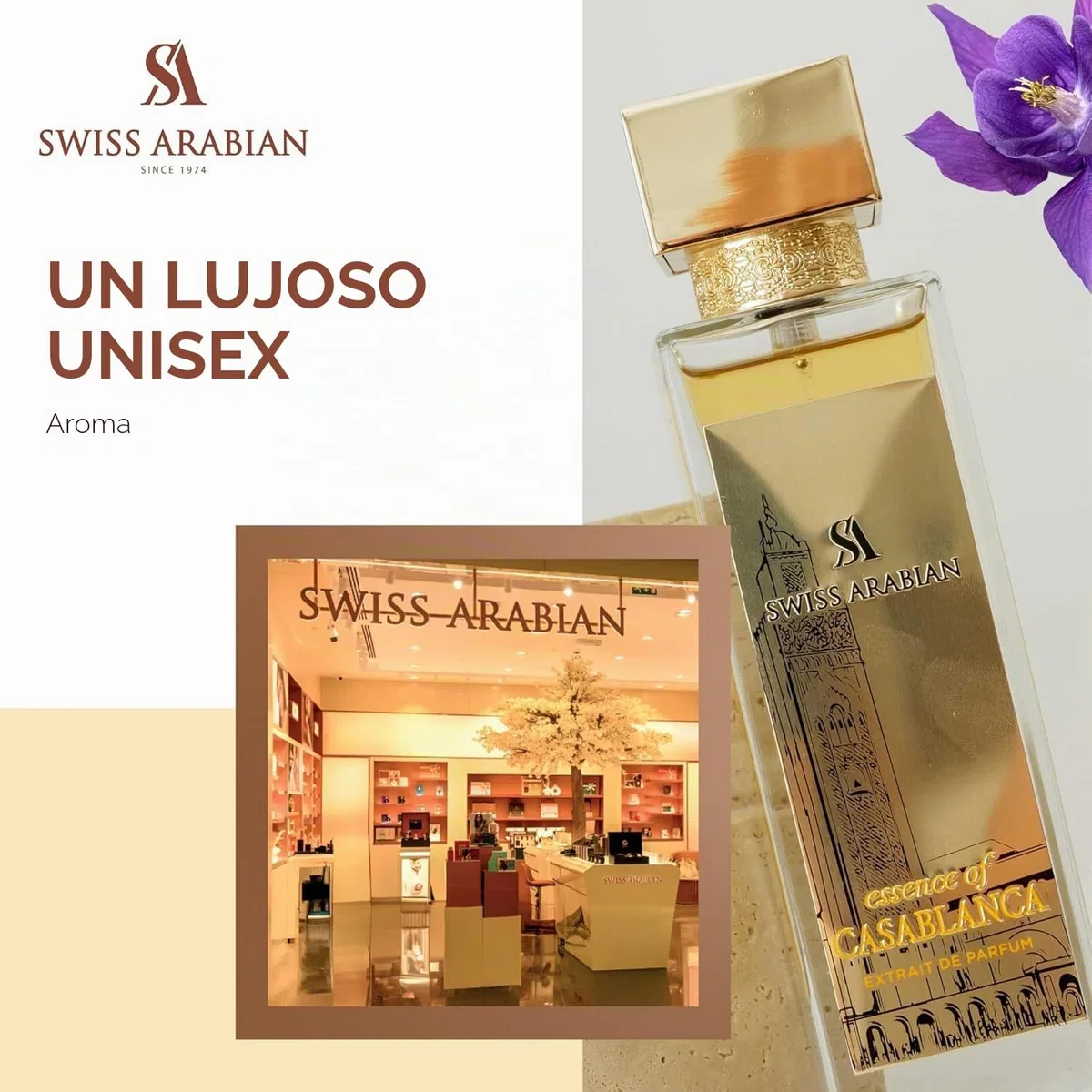 Swiss Arabian Essence Of Casablanca Extrait De Parfum Unisex 100 ML