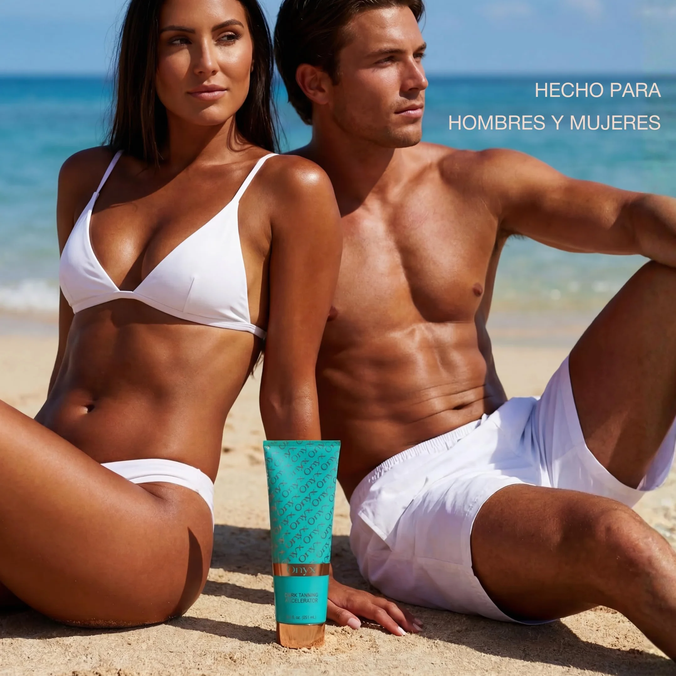 Onyx Dark Tanning Accelerator - Acelerador del Bronceado para uso en Solarium y al Sol - Crema Intensificadora con Tirosina y Aceites Nutritivos para un Bronceado Rápido y Duradero | 251 ml