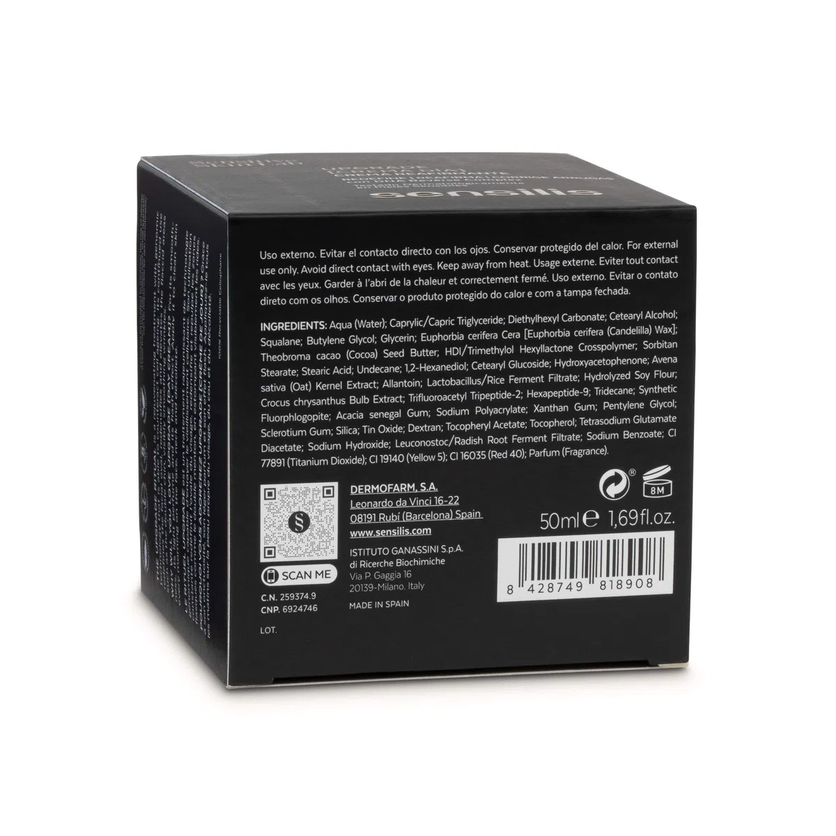 Sensilis - Upgrade Crema Día Reafirmante, Inmediato Duradero Piel Seca y Sensible, Reduce Arrugas, Hidrata y Redensifica - 50 ml