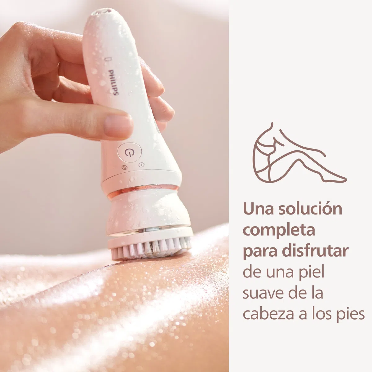 Philips Beauty Set Serie 9000 - Set de belleza todo en uno para el cuerpo, la cara y los pies, depiladora inalámbrica, para uso en seco y en mojado, con 6 accesorios, Modelo BRE770/92