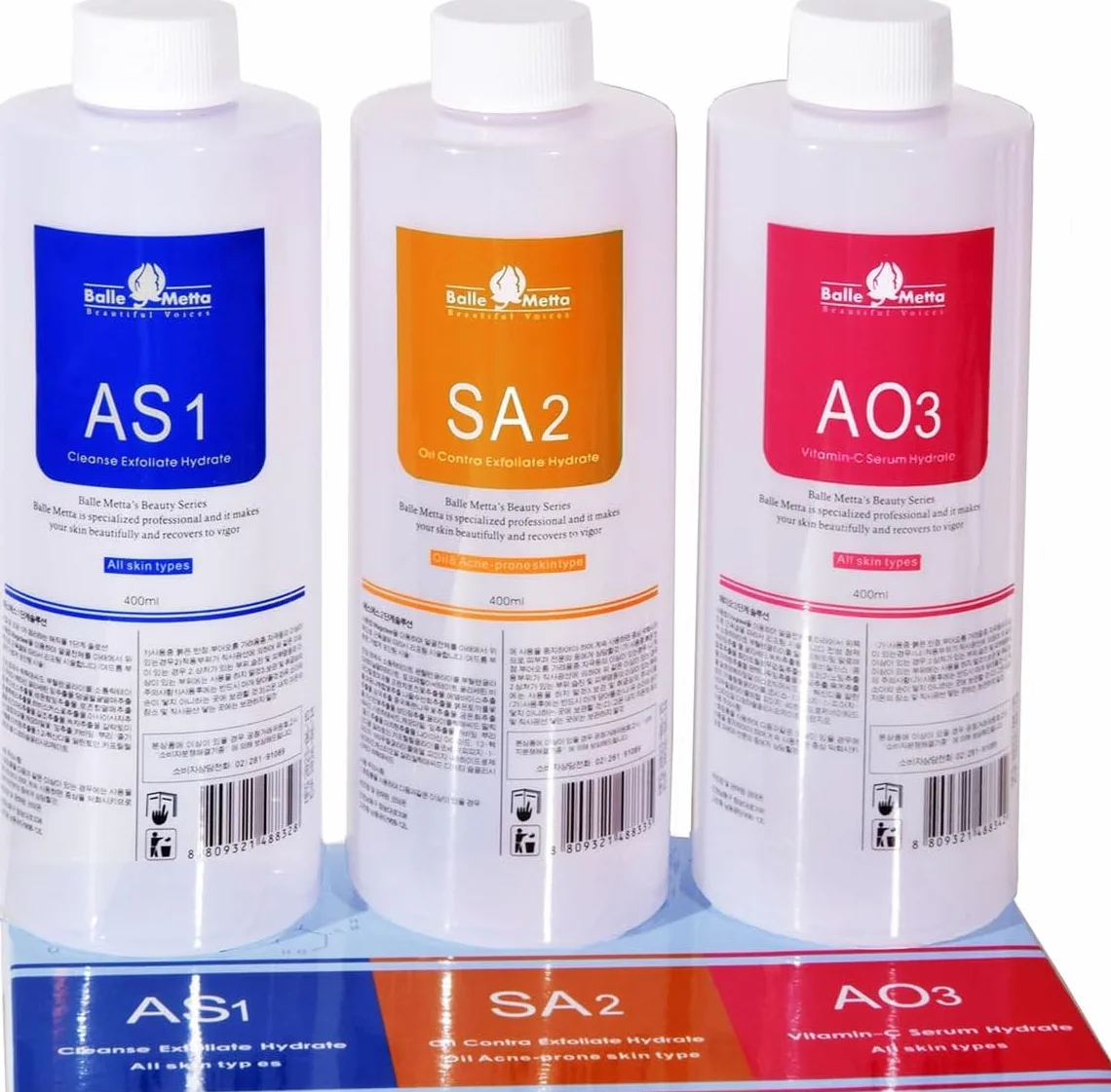 Piel cuidado facial belleza Aqua Peel solución 400ml por botella cara limpieza e hidratación