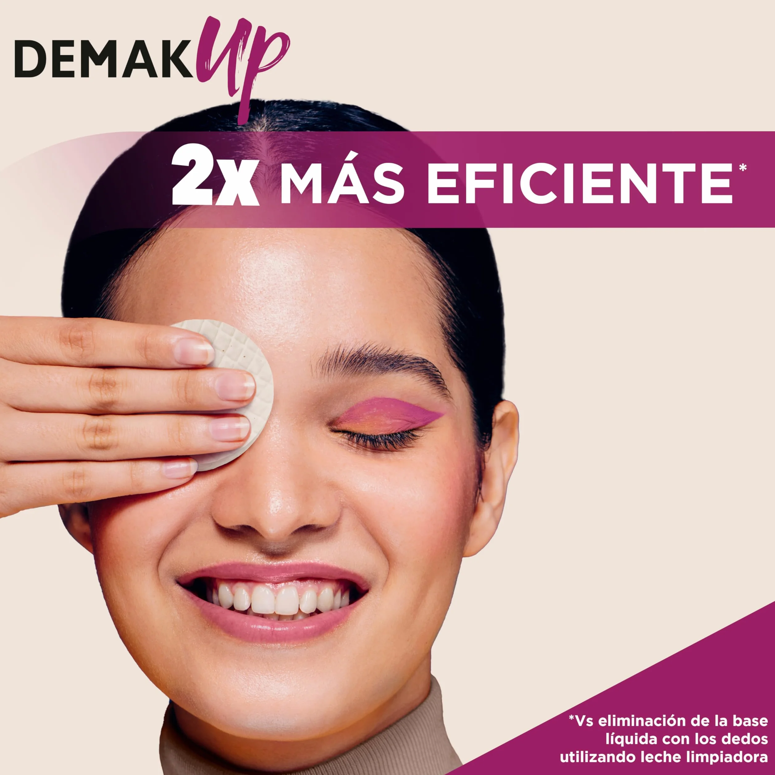 Demak'Up Expert 10x50 Discos de algodón desmaquillantes Ovales - Fibra de Algodón Natural sin Blanquear - 500 Discos de algodón