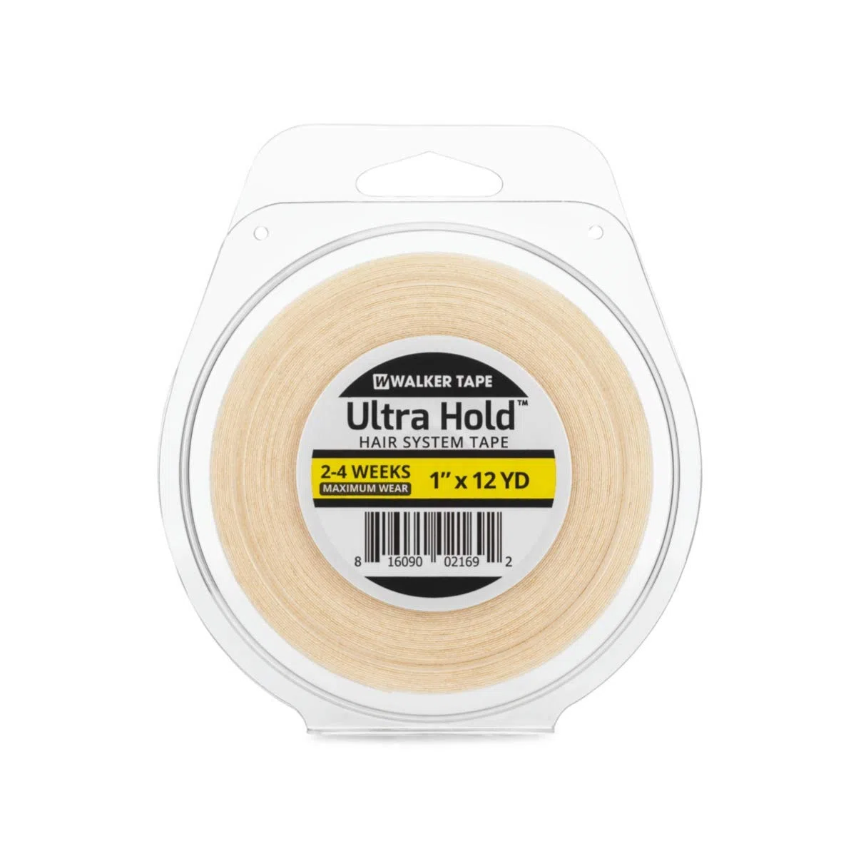 Walker Tape Co. Ultra Hold - Rollo de cinta de extensión de cabello (2,5 cm x 12 yardas)