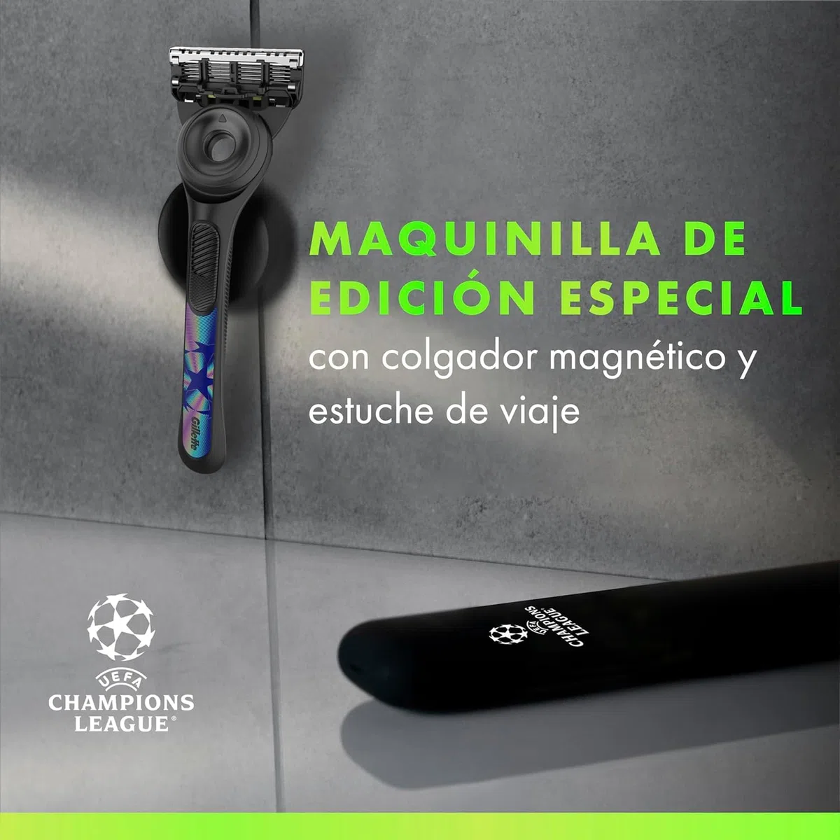 GilletteLabs Recambios para Maquinillas de Afeitar, Pack de 12 Cuchillas de Afeitar Hombre con 5 Hojas Y Banda Lubricante, Compatible con Todas Las Maquinillas Gillette Labs
