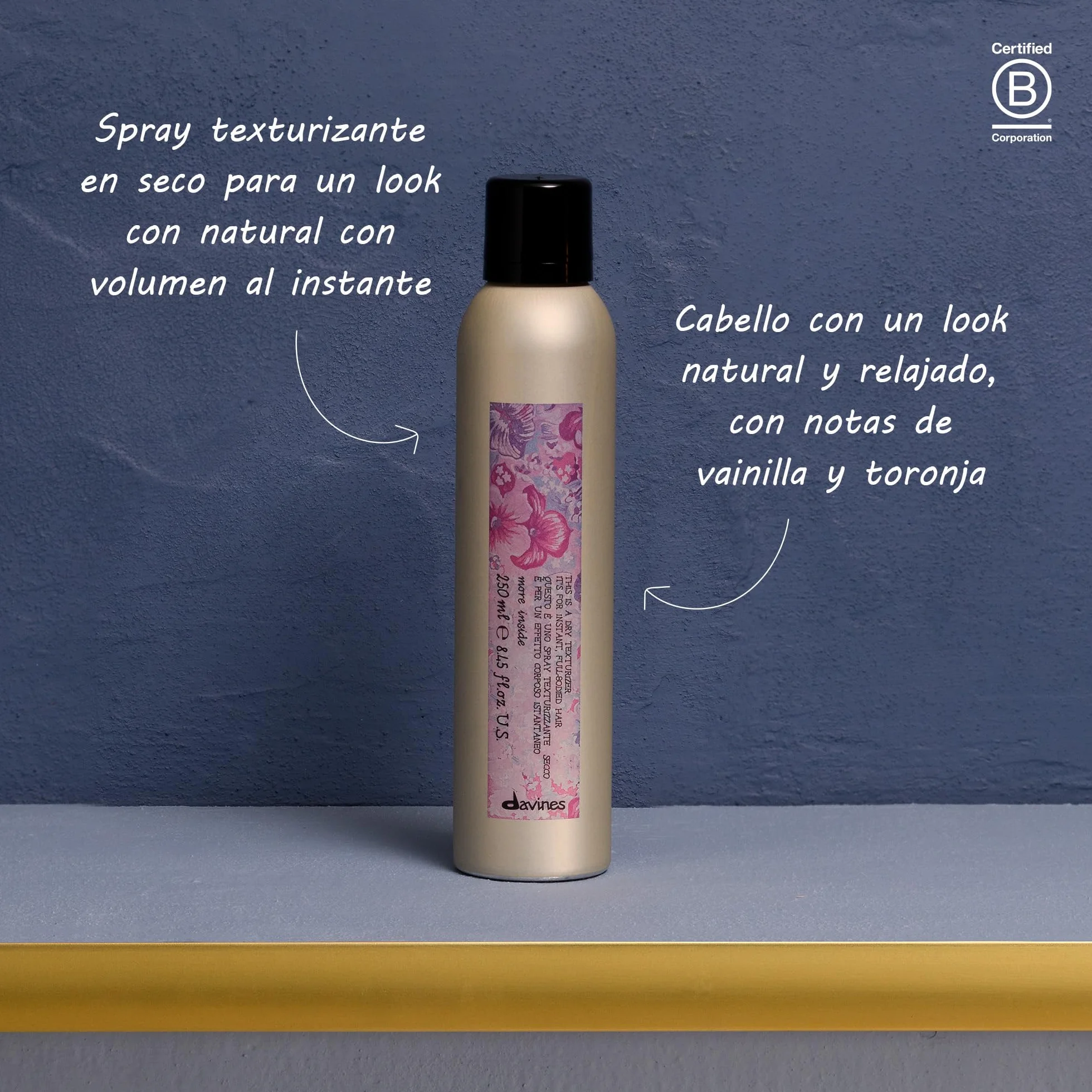 Davines, Spray de Texturización en Seco, 250 ml