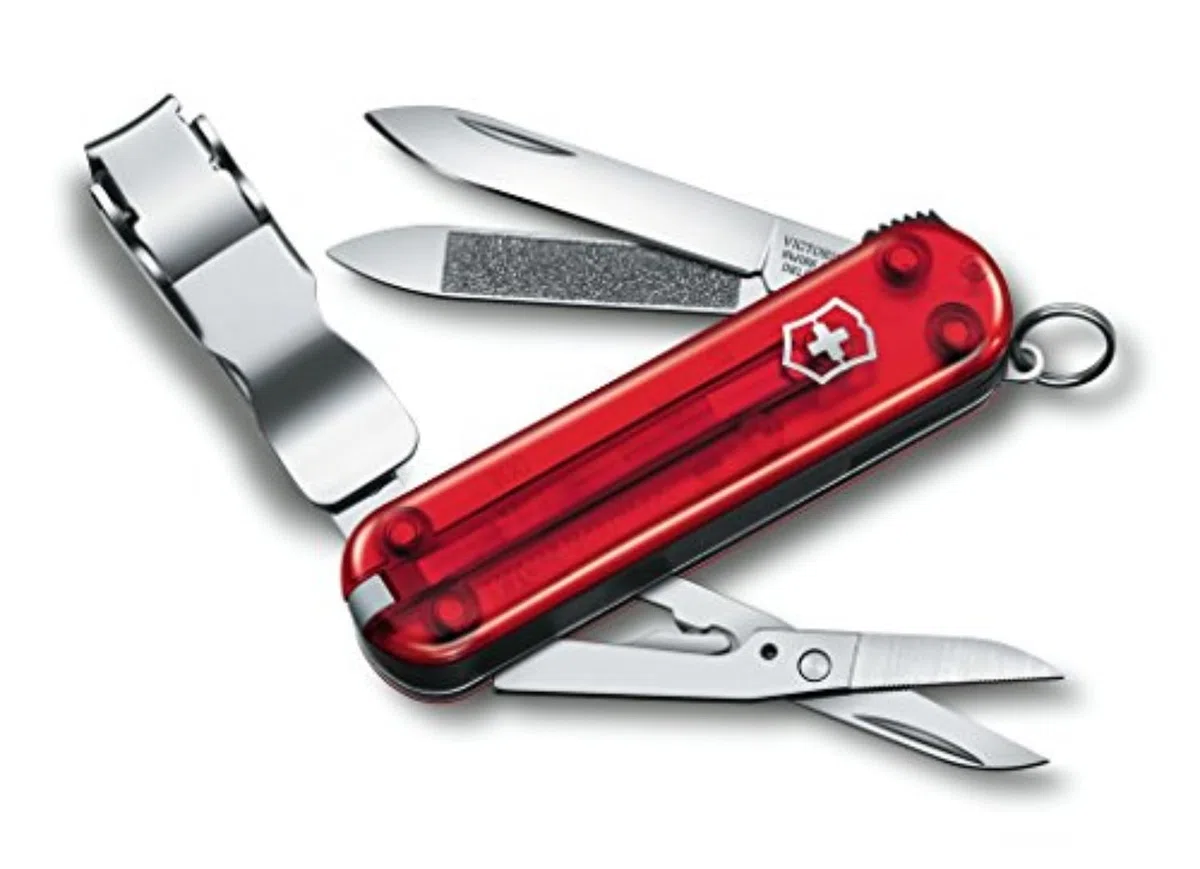 Victorinox, Nail Clip 580, Navaja Multiuso Suiza, Cuchillo bolsillo, Regalo, 8 Funciones, Hoja pequeña, Lima de uñas