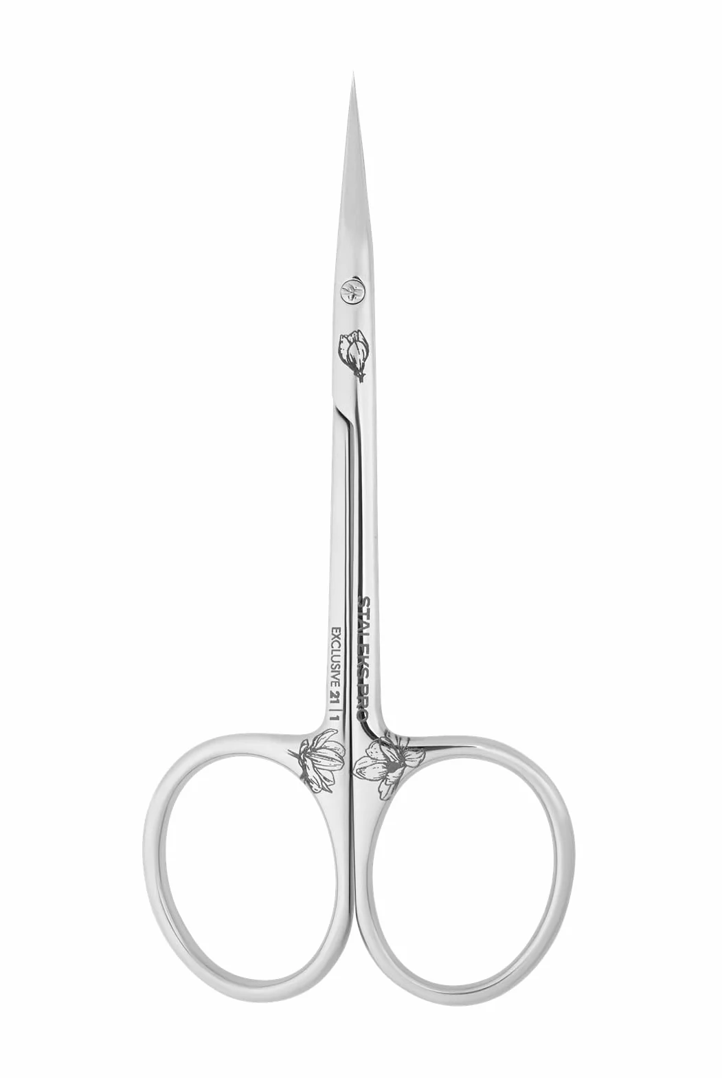 Tijeras profesionales para cutículas (longitud de la hoja: 21 mm) STALEKS Pro Exclusive SX-21/1m Magnolia