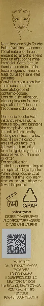 Yves Saint Laurent 38710 - Corrector, 2.5 ml