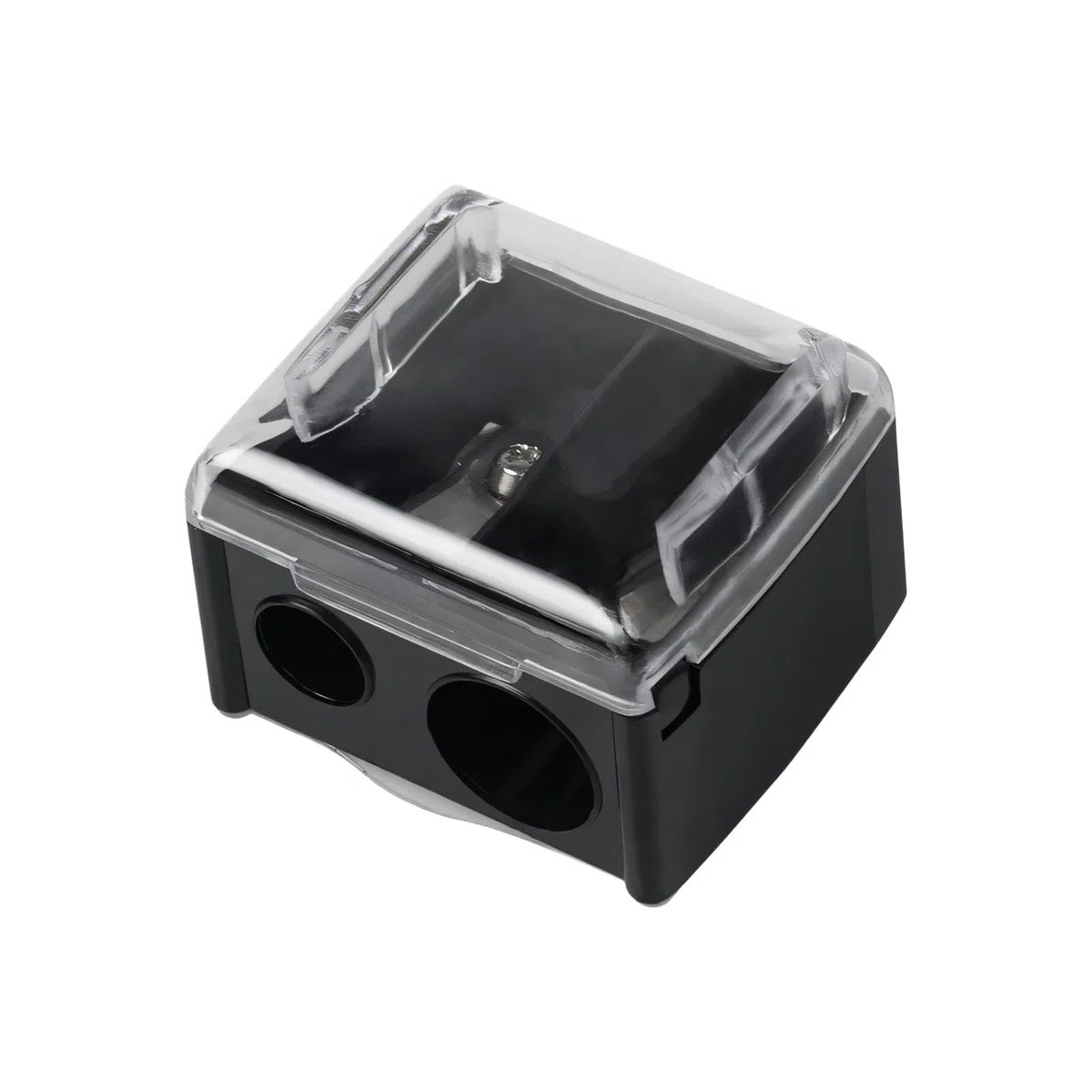 Sacapuntas de Maquillaje Doble - Afilador Universal para Lápices de Ojos y Labios con Cuchilla de Precisión - Accesorios De Maquillaje