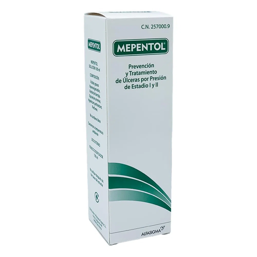 MEPENTOL Prevención y tratamiento de ulceras por presion de estadio I y II, 100 ml