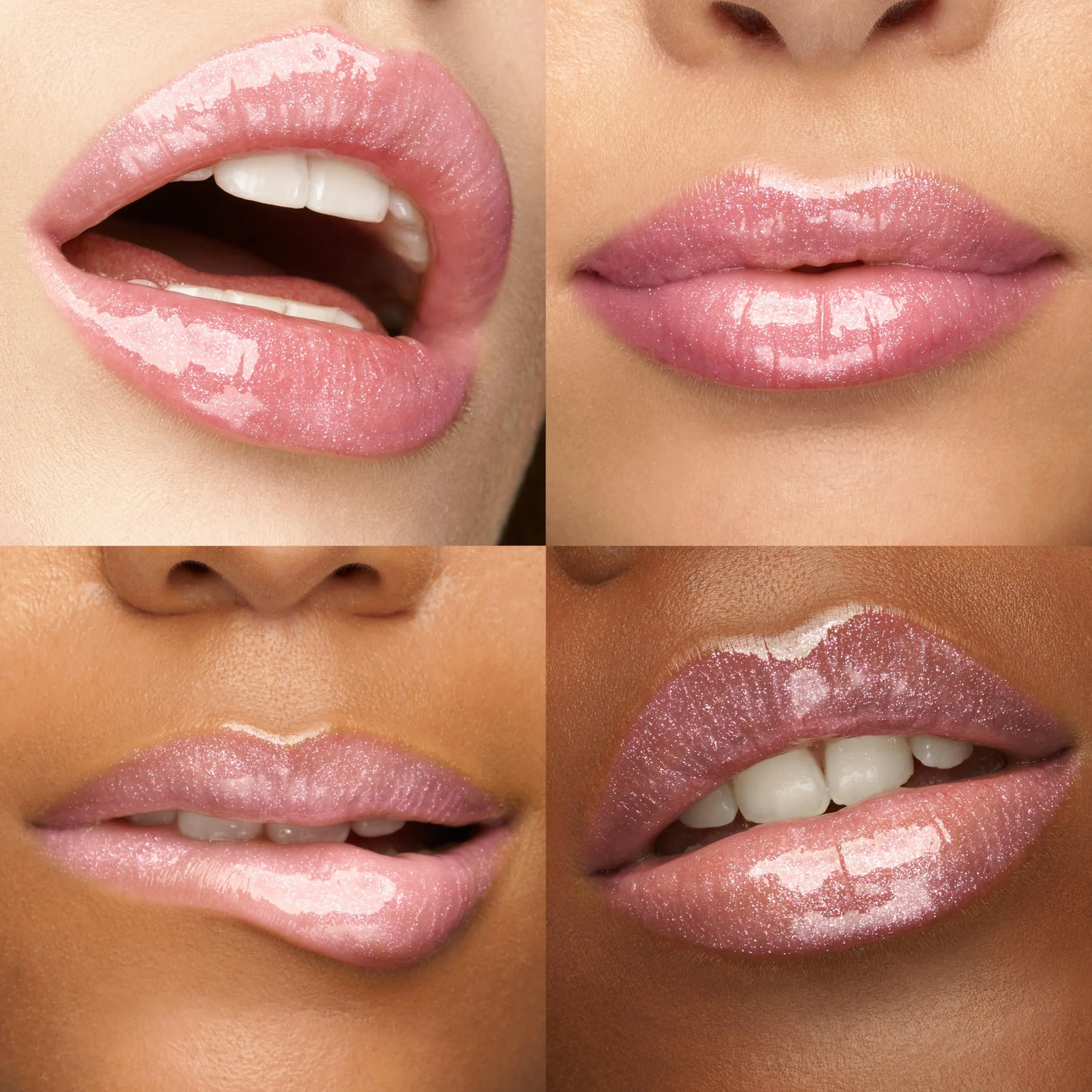 KIKO Milano Glossy Lip Set 03, Kit De Labios: 3 Brillos De Labios Hidratantes Efecto Volumen 3D