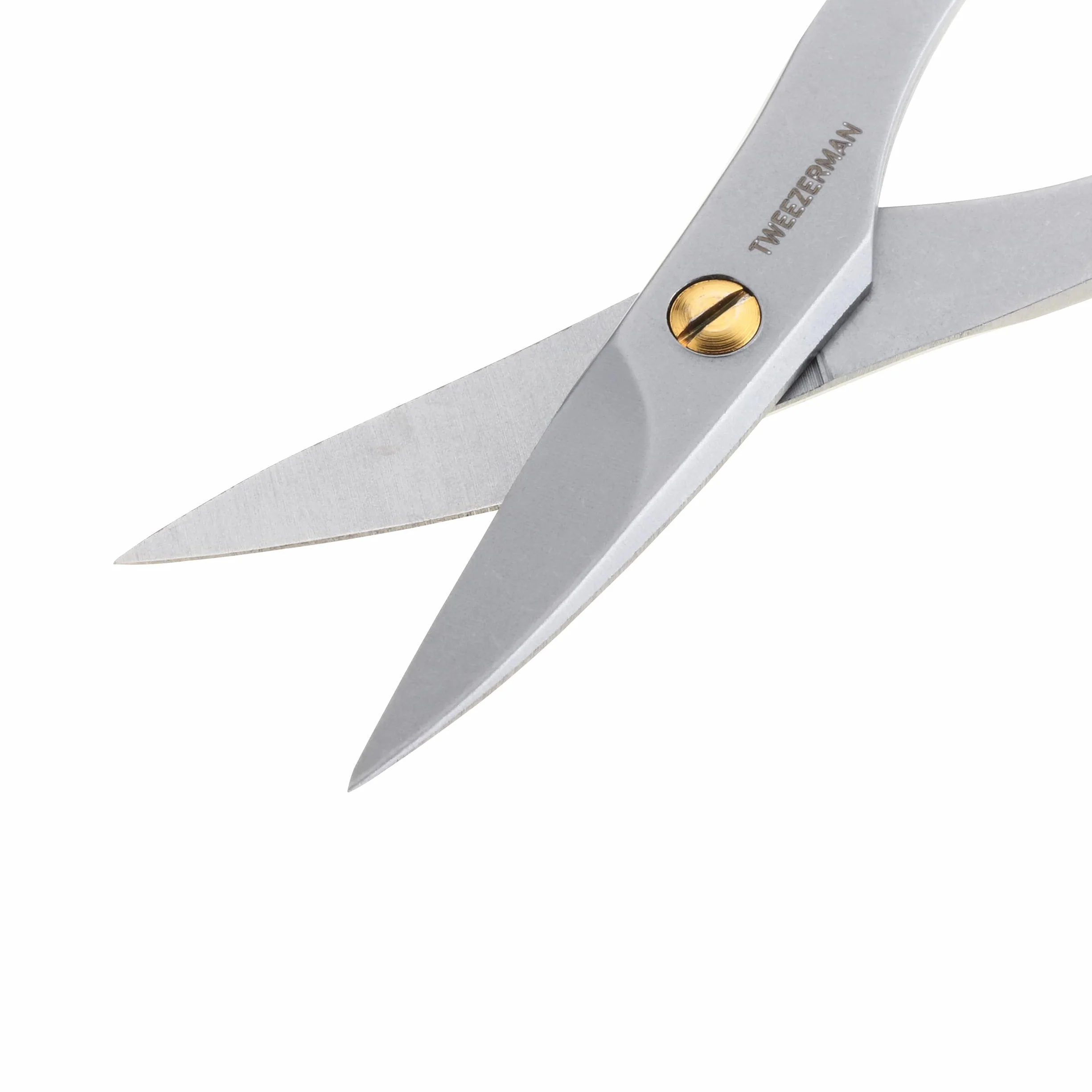 Tweezerman 3005-R - Tijera de uñas de acero inoxidable para manicura y pedicura
