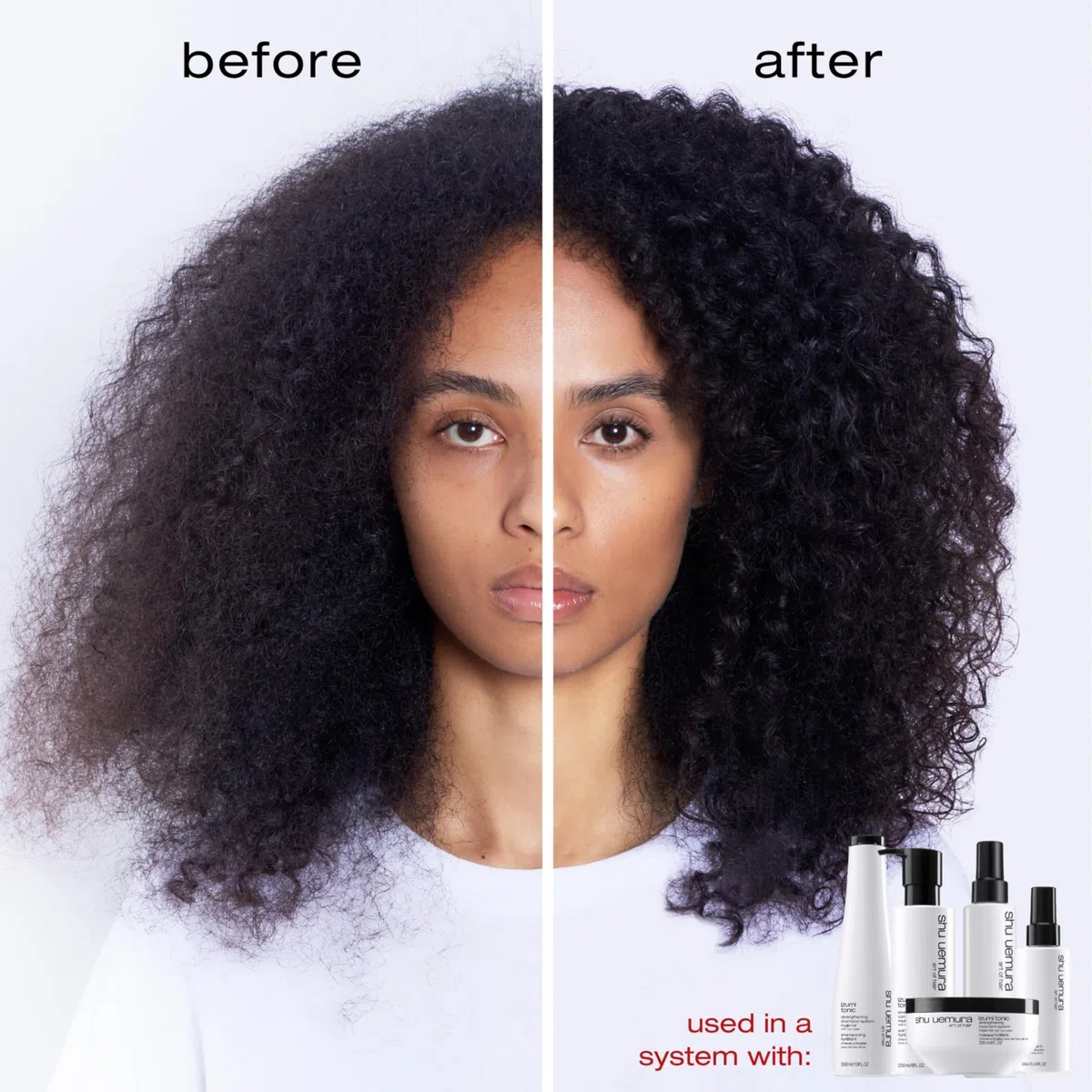 Shu Uemura, Bálsamo Izumi Tonic , Para todo tipo de cabello, Enriquecido con Agua de Arroz, Brillo, Fuerza, Hidratación y Volumen, 250 ml