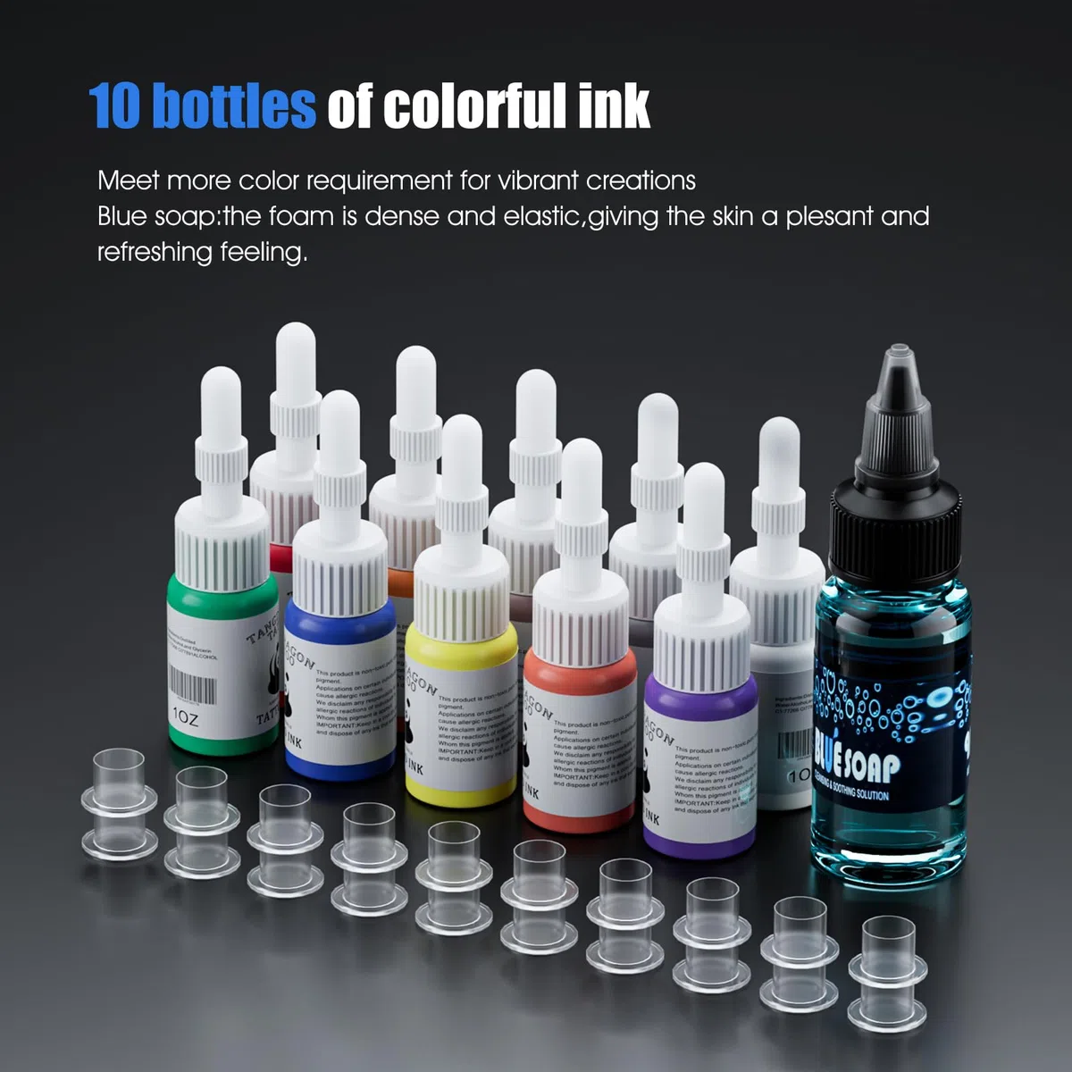 Biomaser Juego de máquina inalámbrica con batería de 1900 mAh, máquina de bolígrafo rotativo inalámbrico, 20 cartuchos, 10 botellas de tinta, accesorios completos para principiantes y artistas