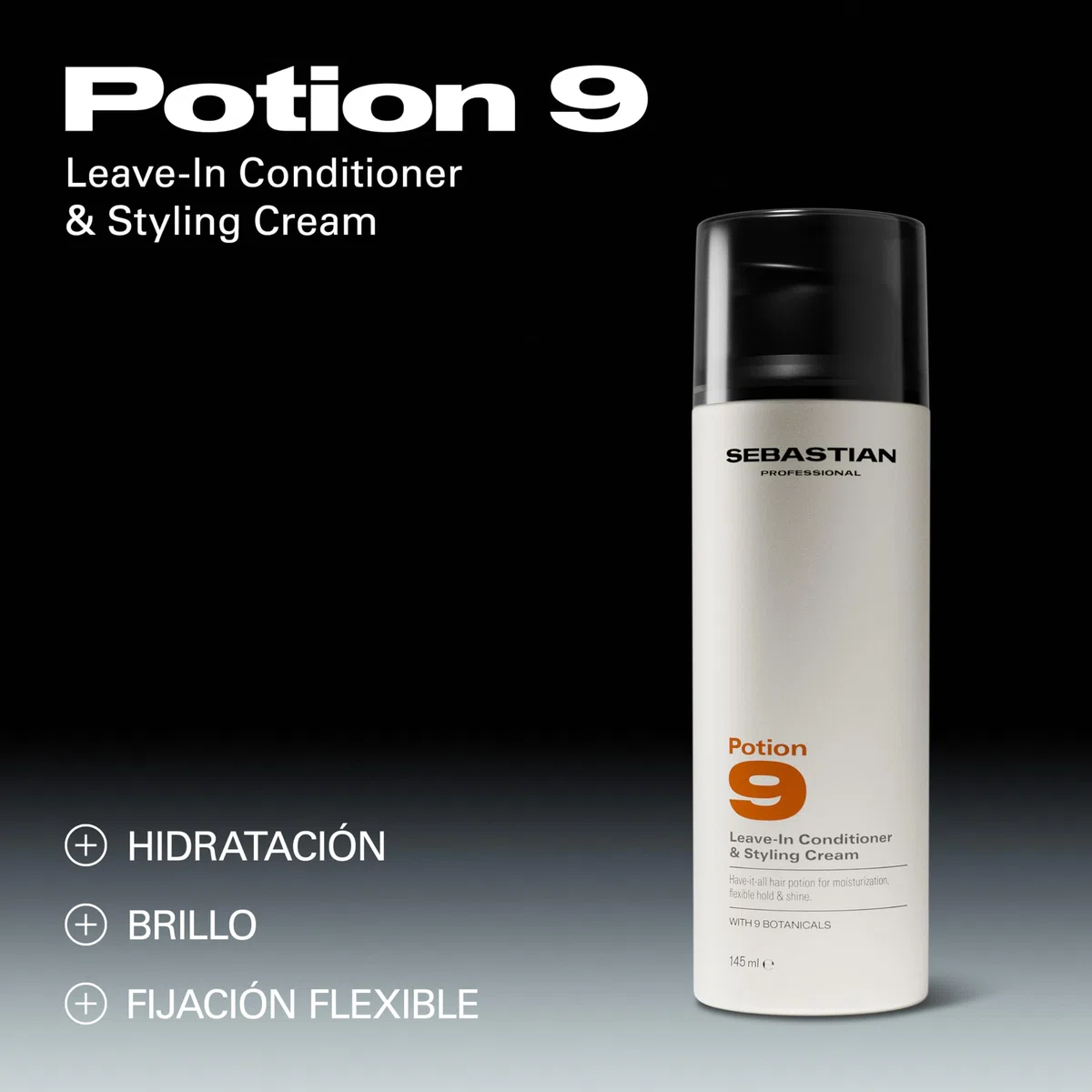Sebastian Professional Potion 9 | Tratamiento de Peinado | Acondicionador Sin Aclarado | Hidratación Intensa y Suavidad | Con 9 Extractos Botánicos | Para Todo Tipo de Cabello