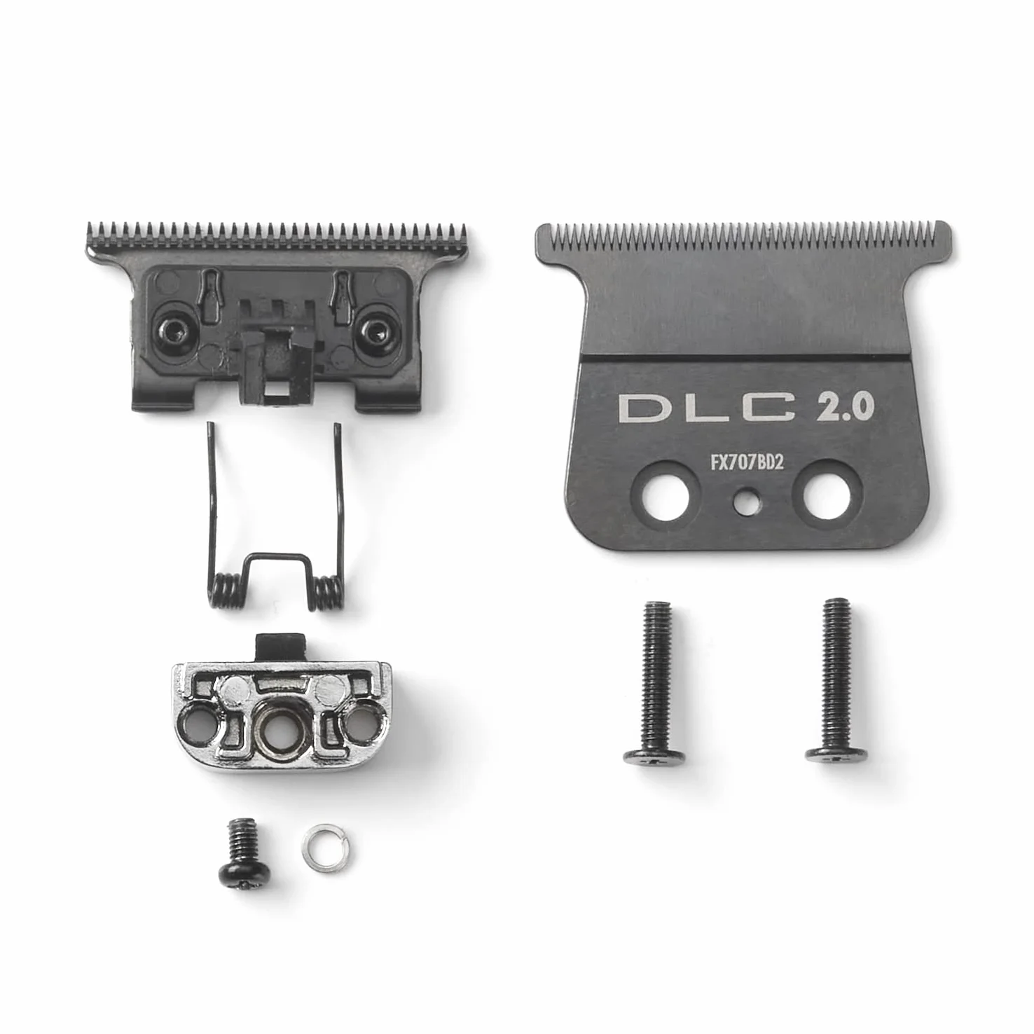 BabylissPRO FX707BD2 - Cuchillas de repuesto en T para máquinas cortapelos, DLC, dientes profundos de 2,0 mm para FX787 y FX726