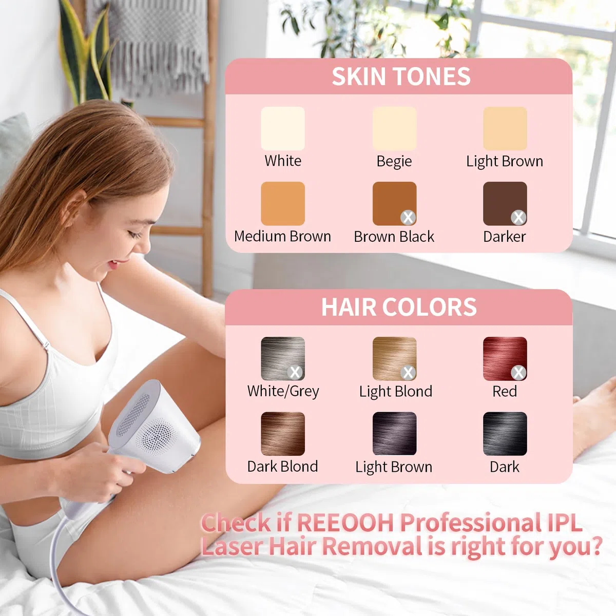 Depilación Láser para Mujeres y Hombres, Depiladora IPL 3 en 1 para Todo el Cuerpo, Indolora, Segura, Ppta para Salones de Belleza, Spas y Uso Doméstico