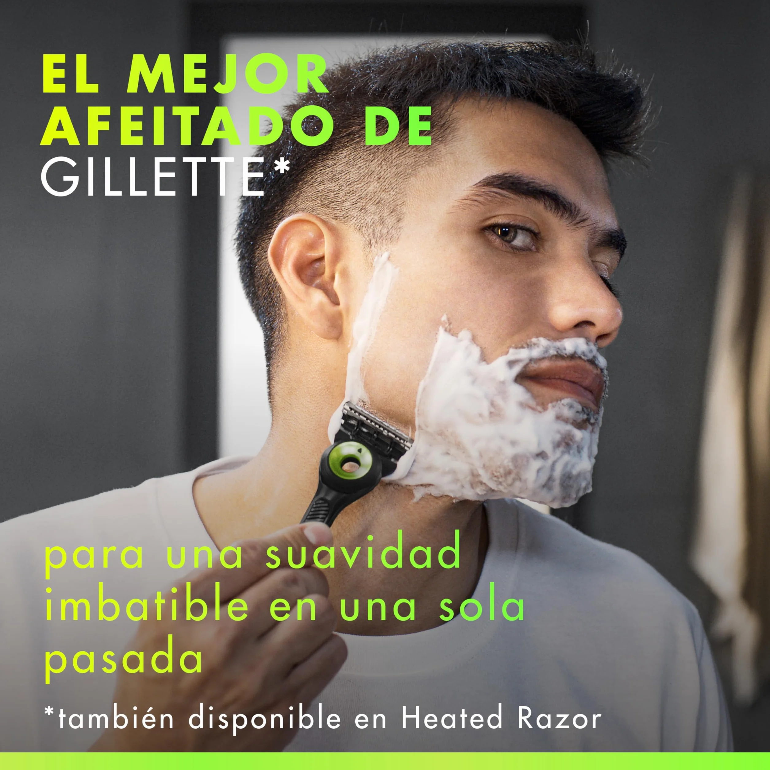 GilletteLabs Recambios para Maquinillas de Afeitar Hombre + Colgante, Pack de 10 - Cuchillas de Afeitar con 5 Hojas Y Banda Lubricante, Compatible con Todas Las Maquinillas Gillette Labs