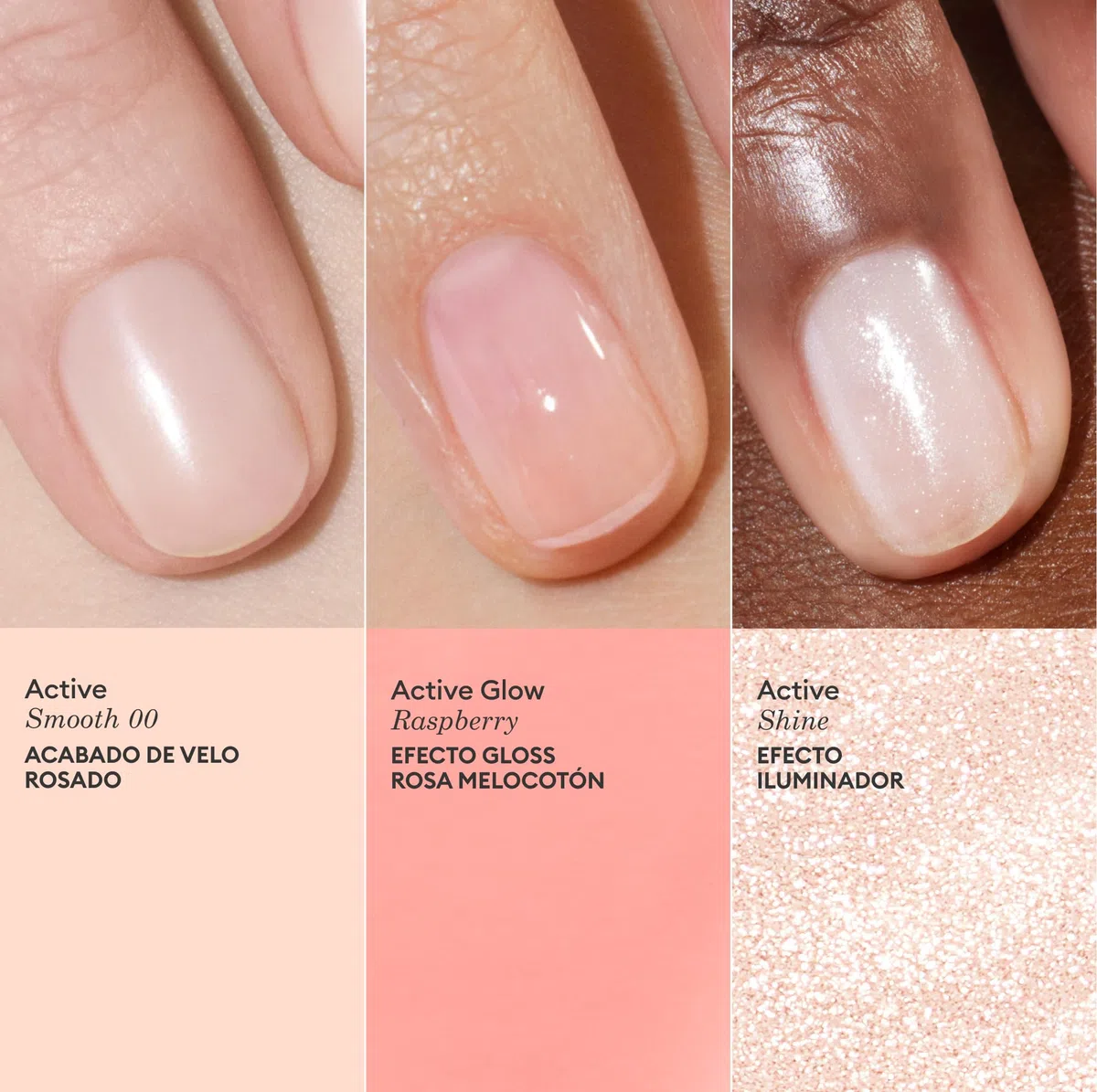Manucurist Active Icons Trio Pintauñas Set : Esmaltes de Uñas Active con Smooth 00, Shine y Glow Raspberry - Fortalecedores de Uñas, Abrillantadores y Cuidado - Regalo Mujer