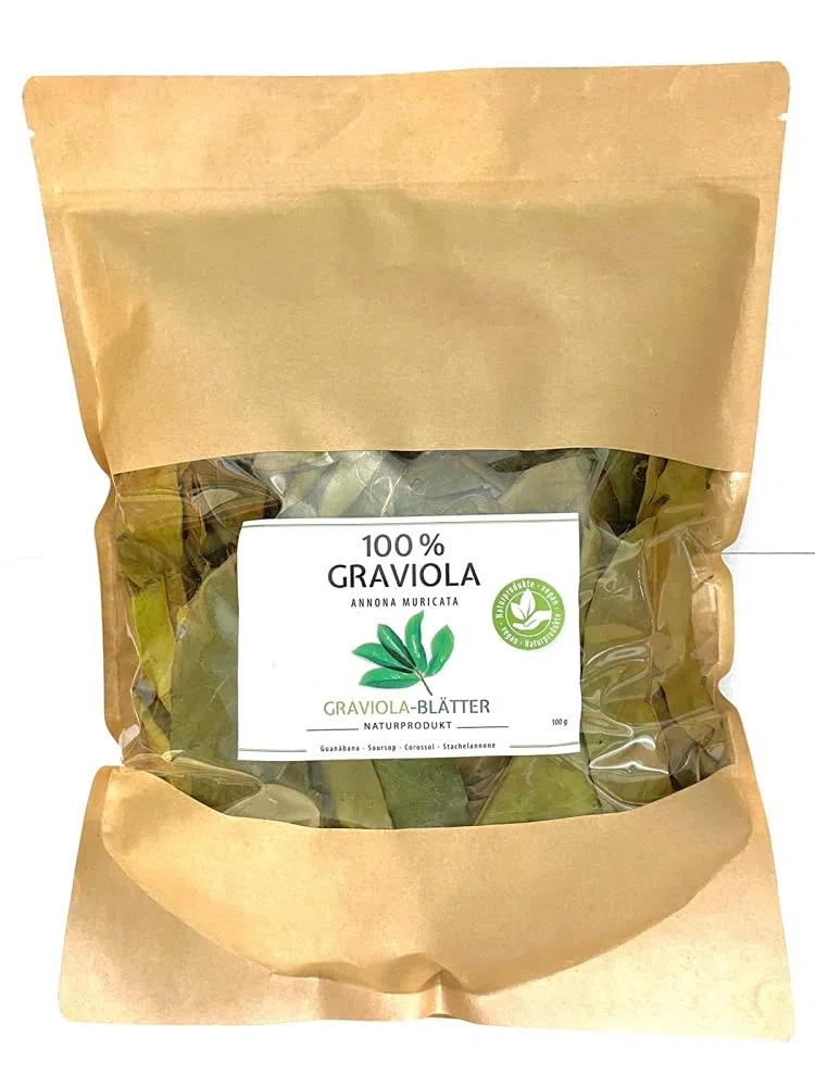 100% Guanábana 5 x 100 g - Nueva cosecha - Naturaleza - Sin pesticidas - Directamente del fabricante