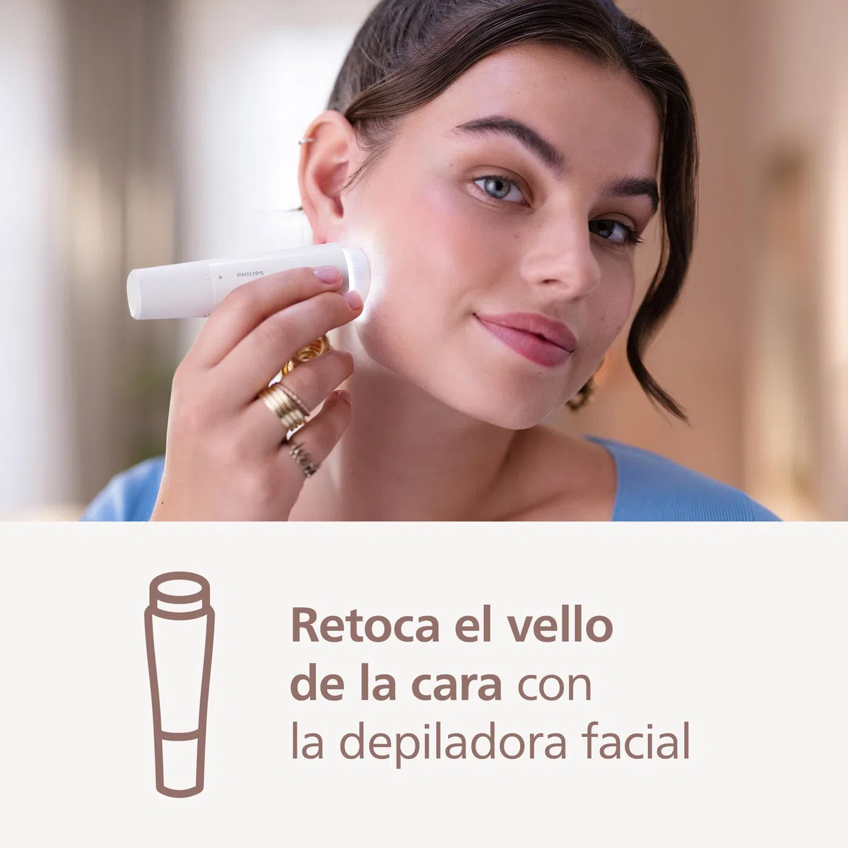 Philips Beauty Set Serie 9000 - Set de belleza todo en uno para el cuerpo, la cara y los pies, depiladora inalámbrica, para uso en seco y en mojado, con 6 accesorios, Modelo BRE770/92