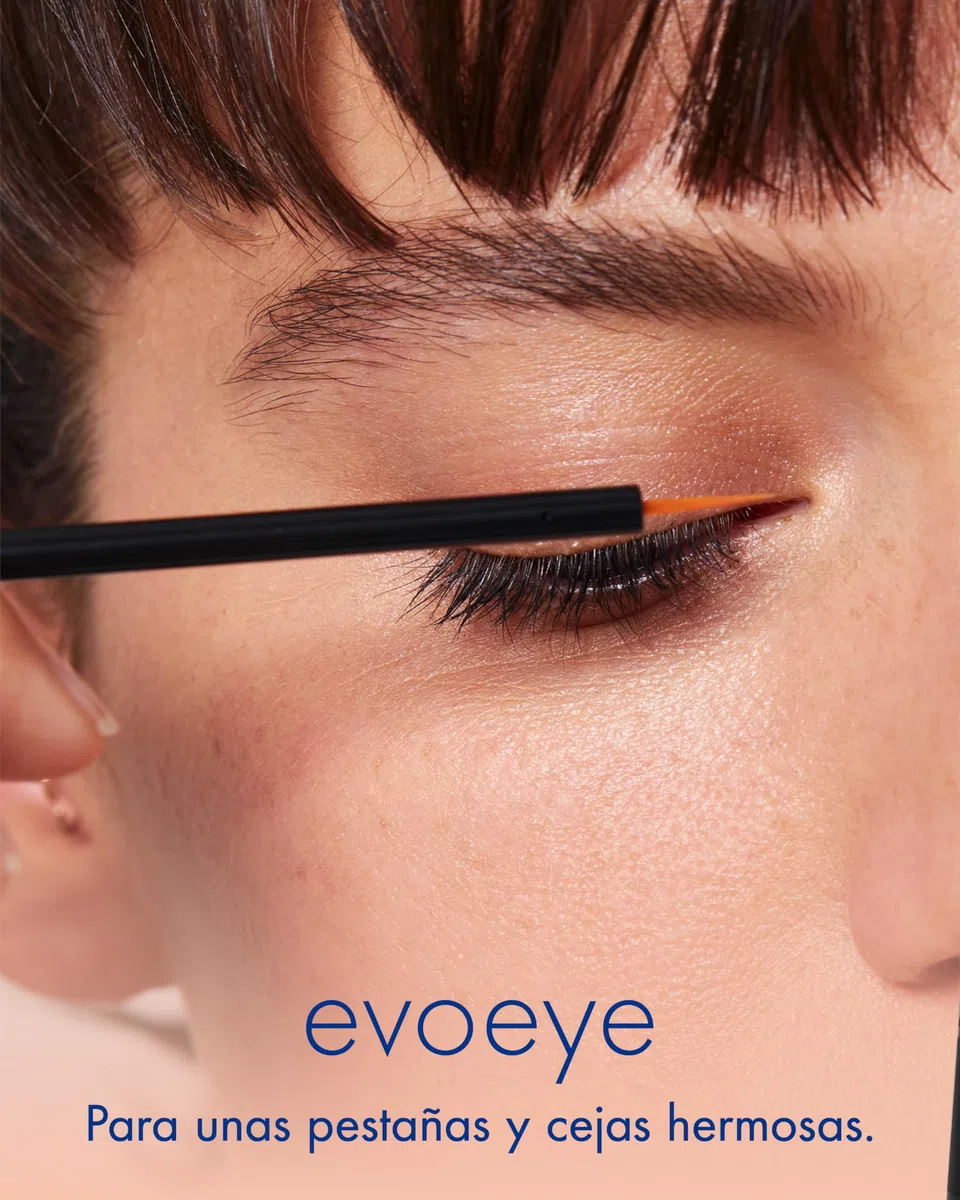 EVOBEAUTÉ evoeye Eyelash Formula 3 ml - Sérum de pestañas de alto rendimiento para la apariencia de pestañas más largas y densas en 6-8 semanas, sérum hidratante con péptidos revitalizantes