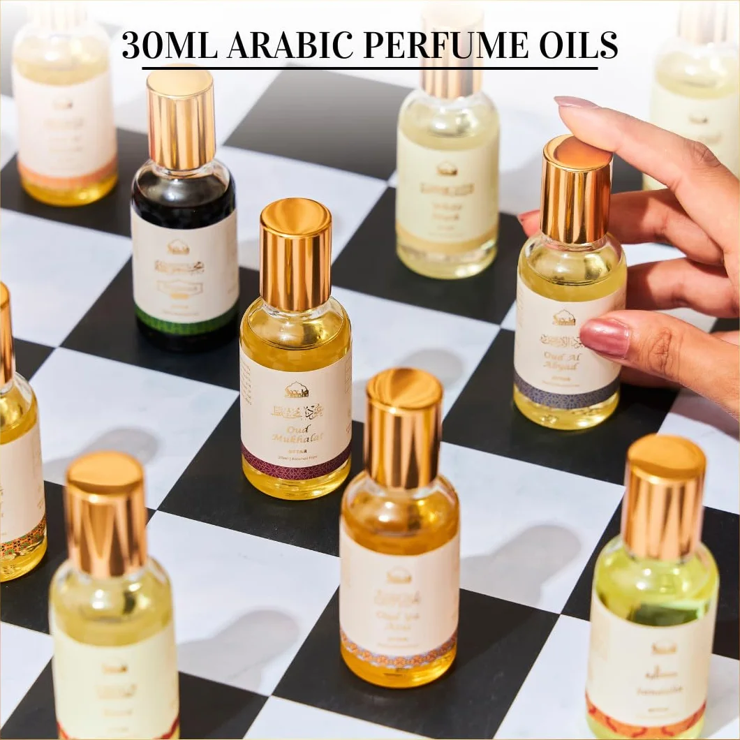 Aceite Majmua 786 Attar de Dukhni | Aceites de perfume árabe para hombres y mujeres | 30 ml de perfume puro, mezcla de perfume perfumado vetiver | Eid, Ramadán, Umrah regalos, fragancias islámicas