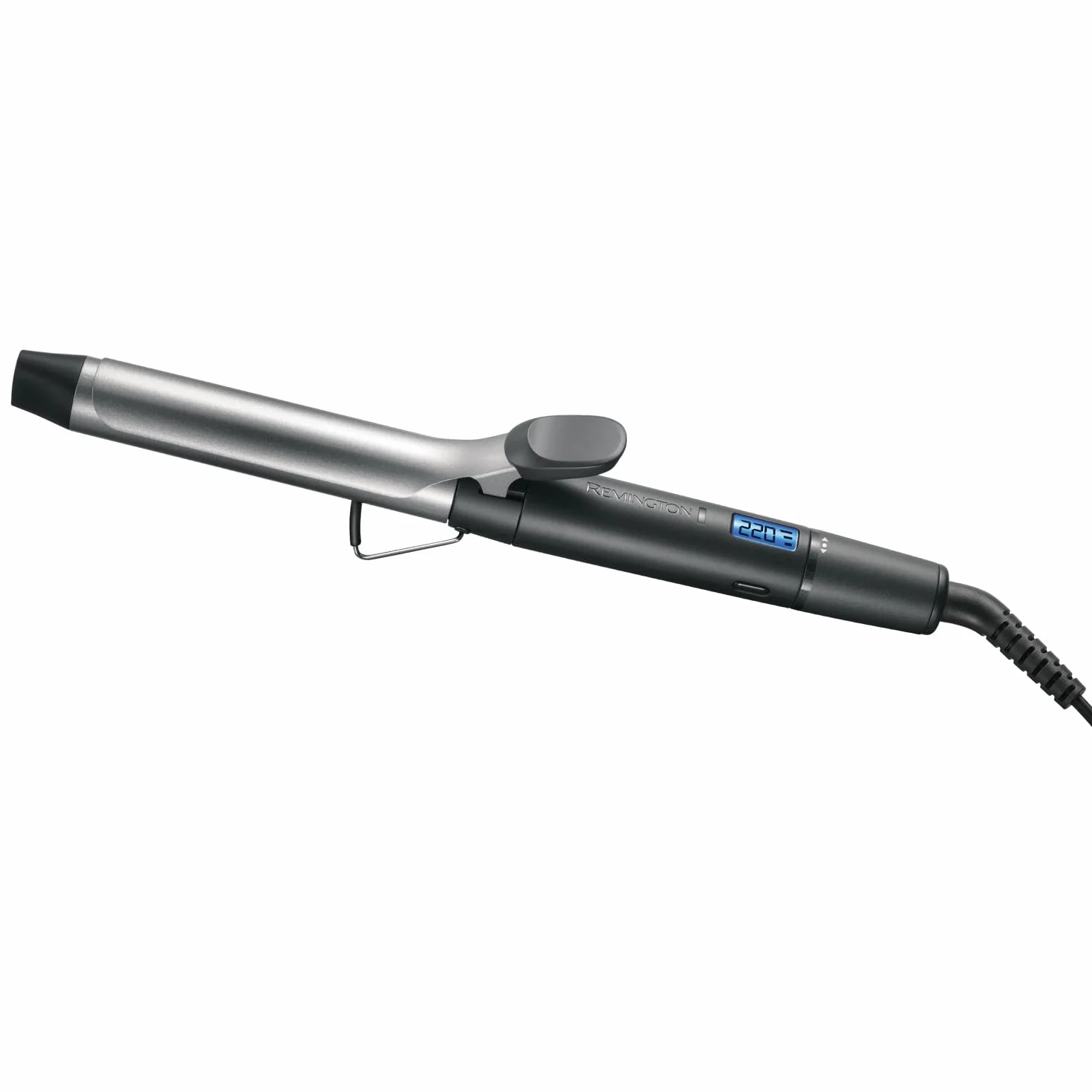 Remington Rizador y Ondulador de Pelo Pro Soft Curl, con Pinza de 25 mm, Crea Rizos Suaves y Sueltos, Cerámica con Titanio, Turmalina, Protección y Brillo, 10 Temperaturas hasta 220°C