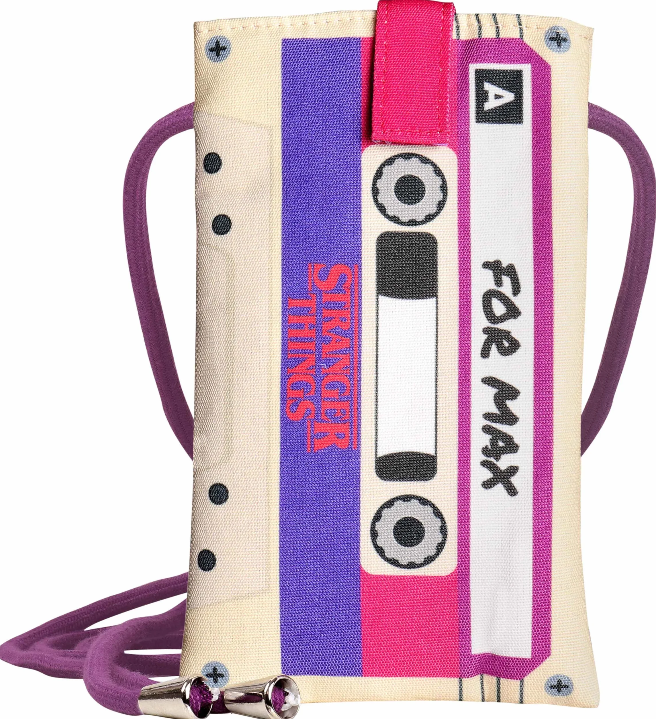 NETFLIX Stranger Things Gift Set with 100ml EDT Nail Polish and Retro Cassette Protective Case for Girls