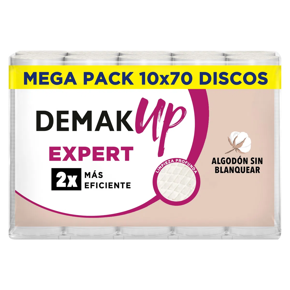 Demak'Up Expert - Discos de algodón (10 x 70 cm, 700 unidades), color blanco