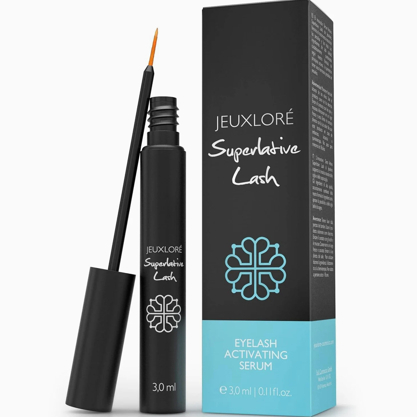 Serum Pestañas 3 ml para Crecimiento Natural - Suero Alargador para Pestañas y Cejas Más Largas y Densas, Alternativa a Lifting, Pestañas Postizas, Rímel Volumen y Magnetismo, Fórmula Vegana y Segura