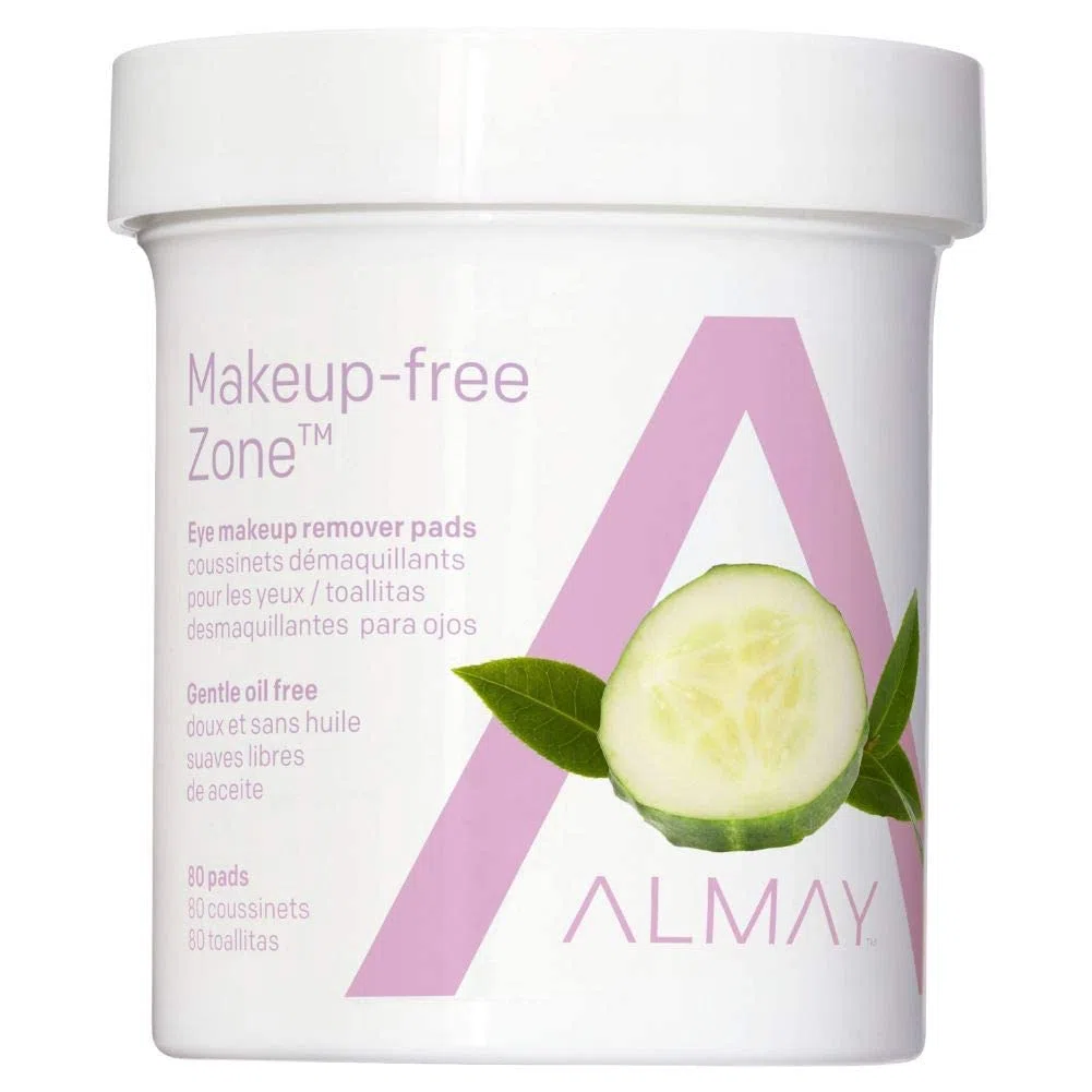 Almay Gentle Eye Makeup Remover Pads Oil Free -- 80 Pads by Almay Cosmetics