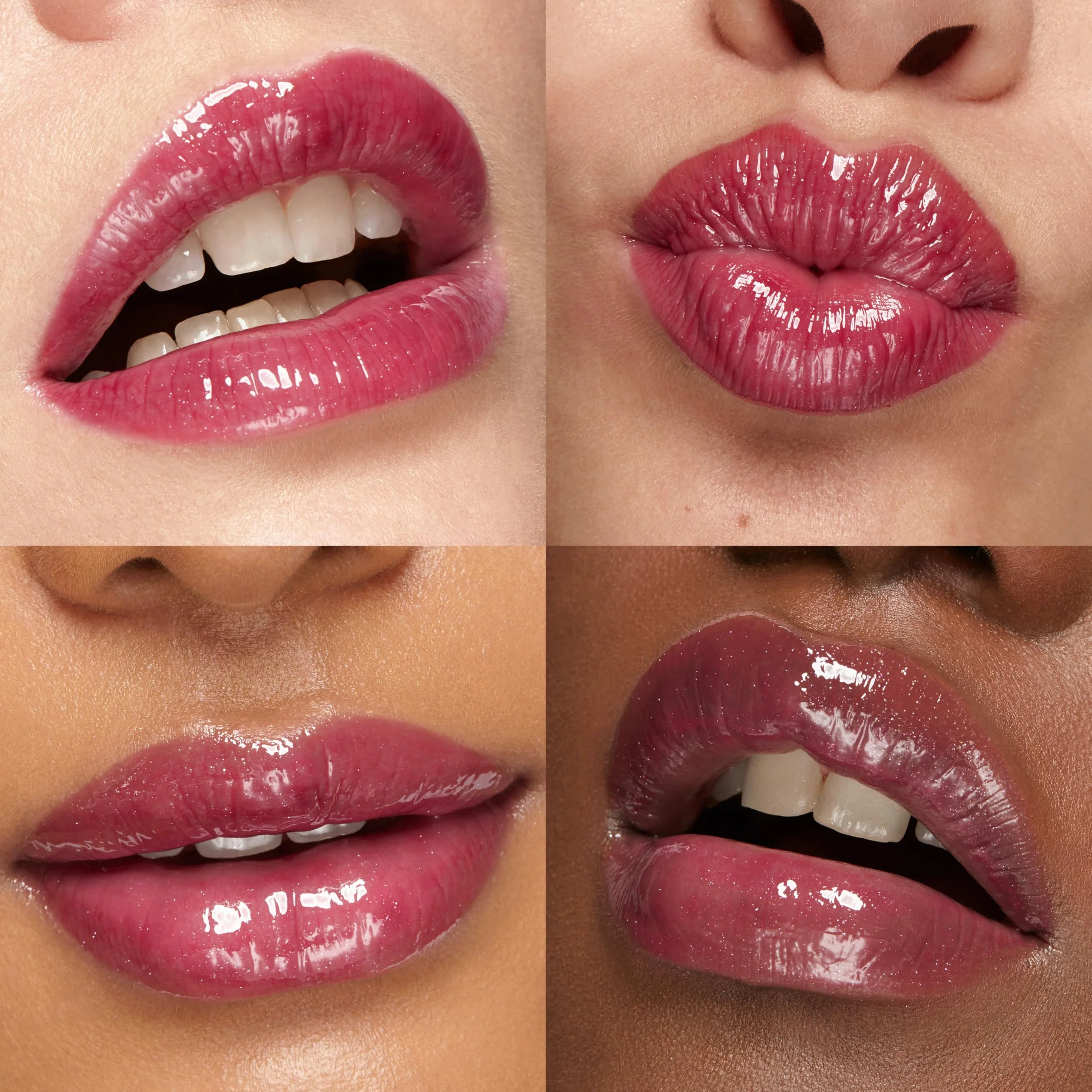 KIKO Milano Glossy Lip Set 03, Kit De Labios: 3 Brillos De Labios Hidratantes Efecto Volumen 3D